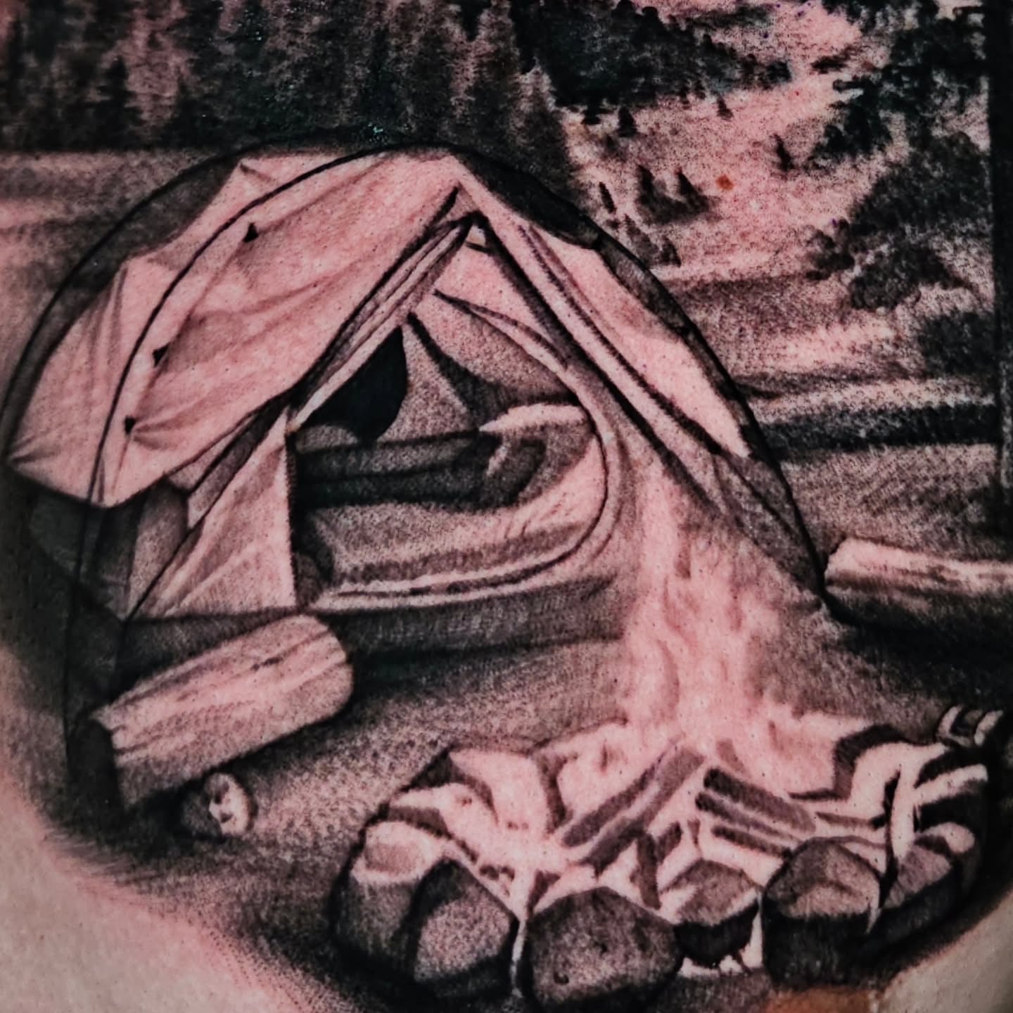 Tattoo by @tattoosmadebysomeone — black_and_grey