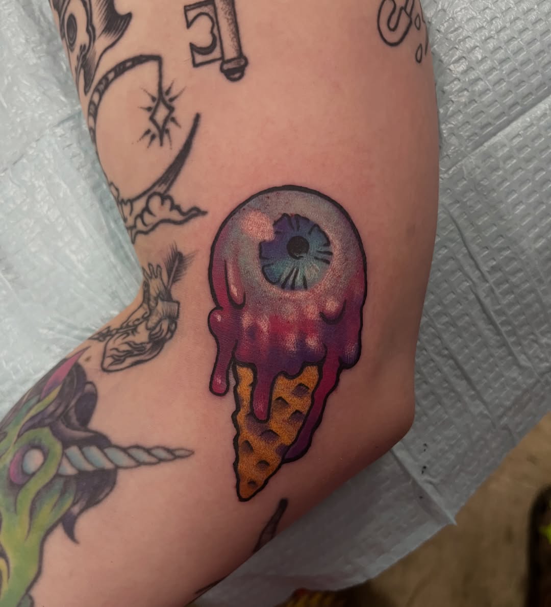 Tattoo by @creepy_jason β new_school, surrealism