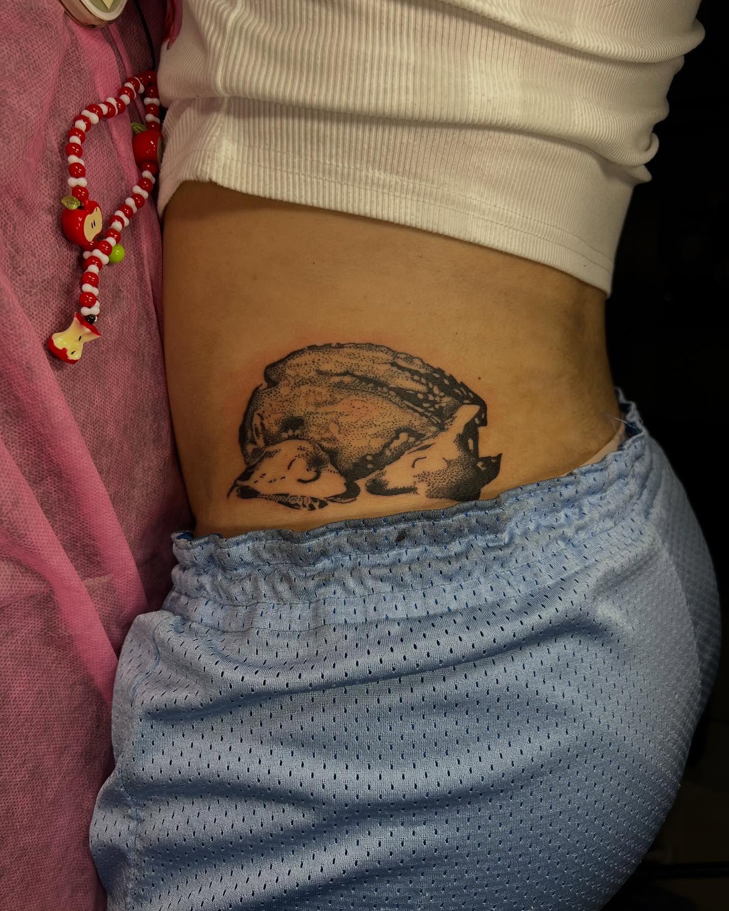 Tattoo by @ineedarocketlauncher — dotwork