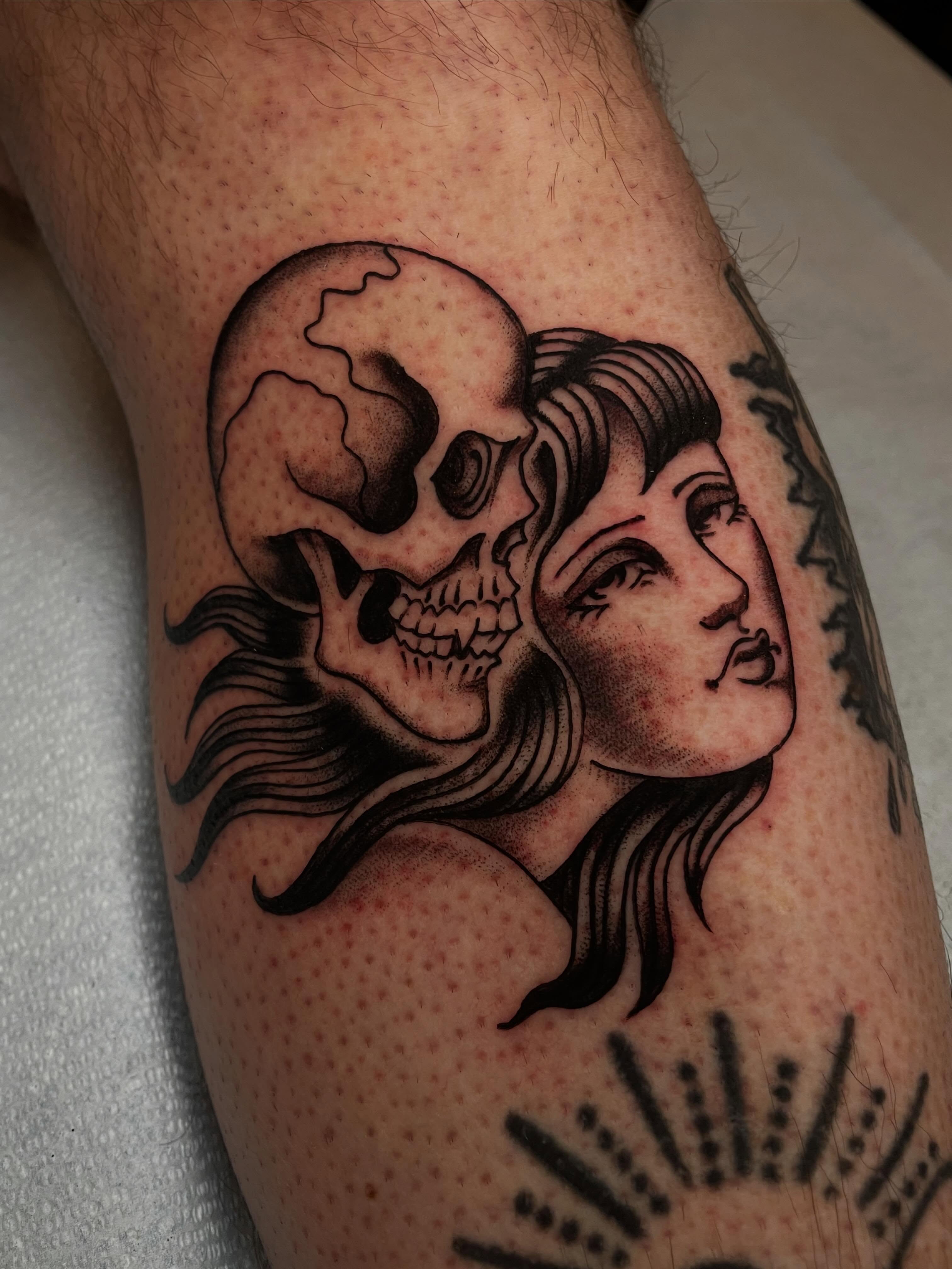 Tattoo by @miramtattoo — black_and_grey, realism