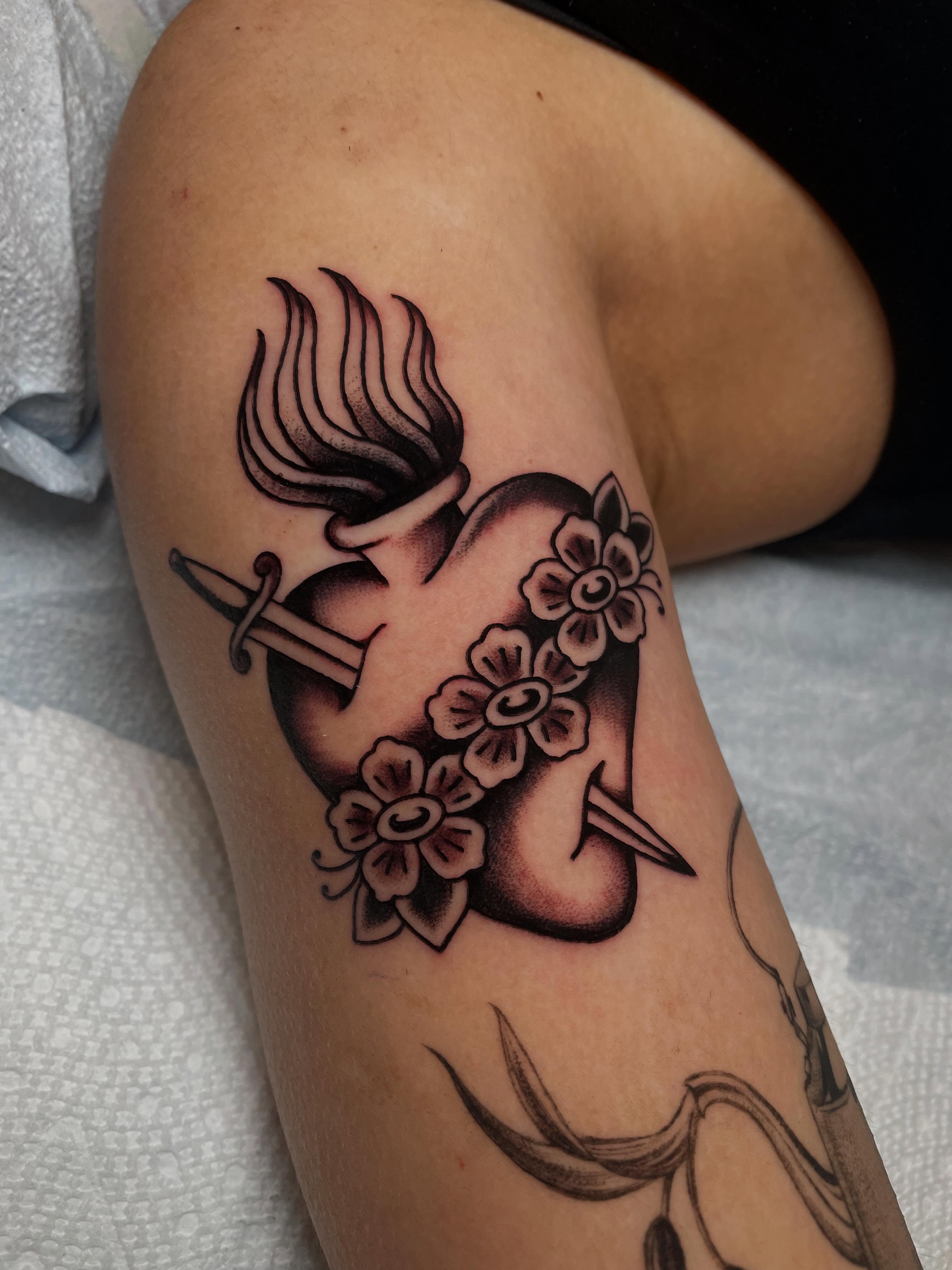Tattoo by @miramtattoo — black_and_grey