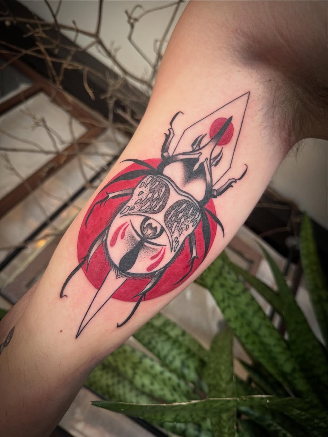 Tattoo by @allapaulygs — blackwork, trash_polka