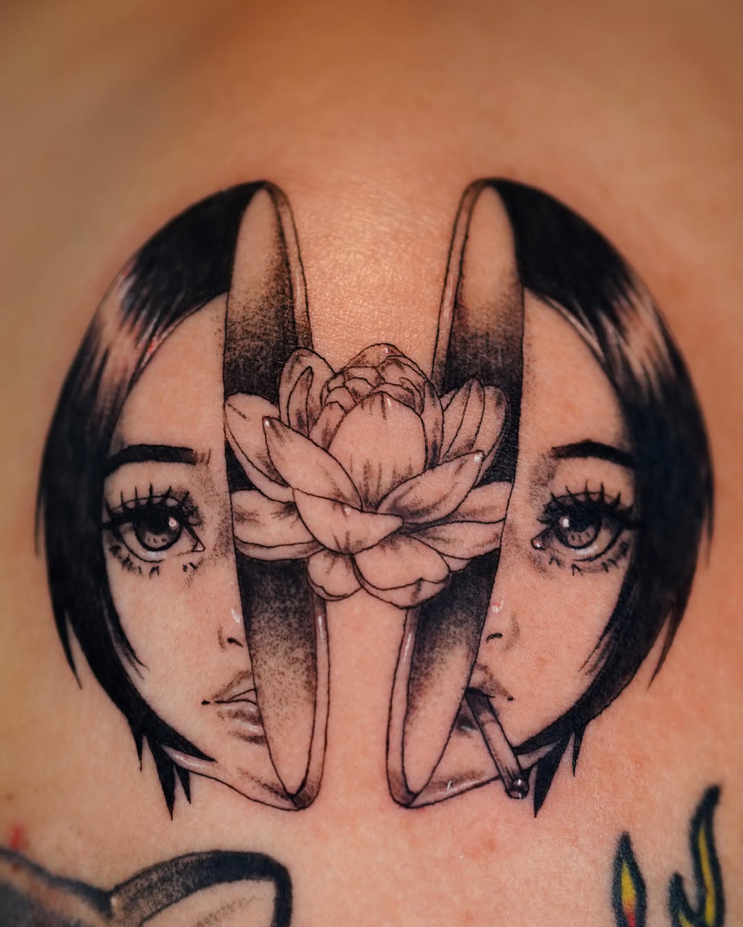 Tattoo by @petite.mortt β anime, realism
