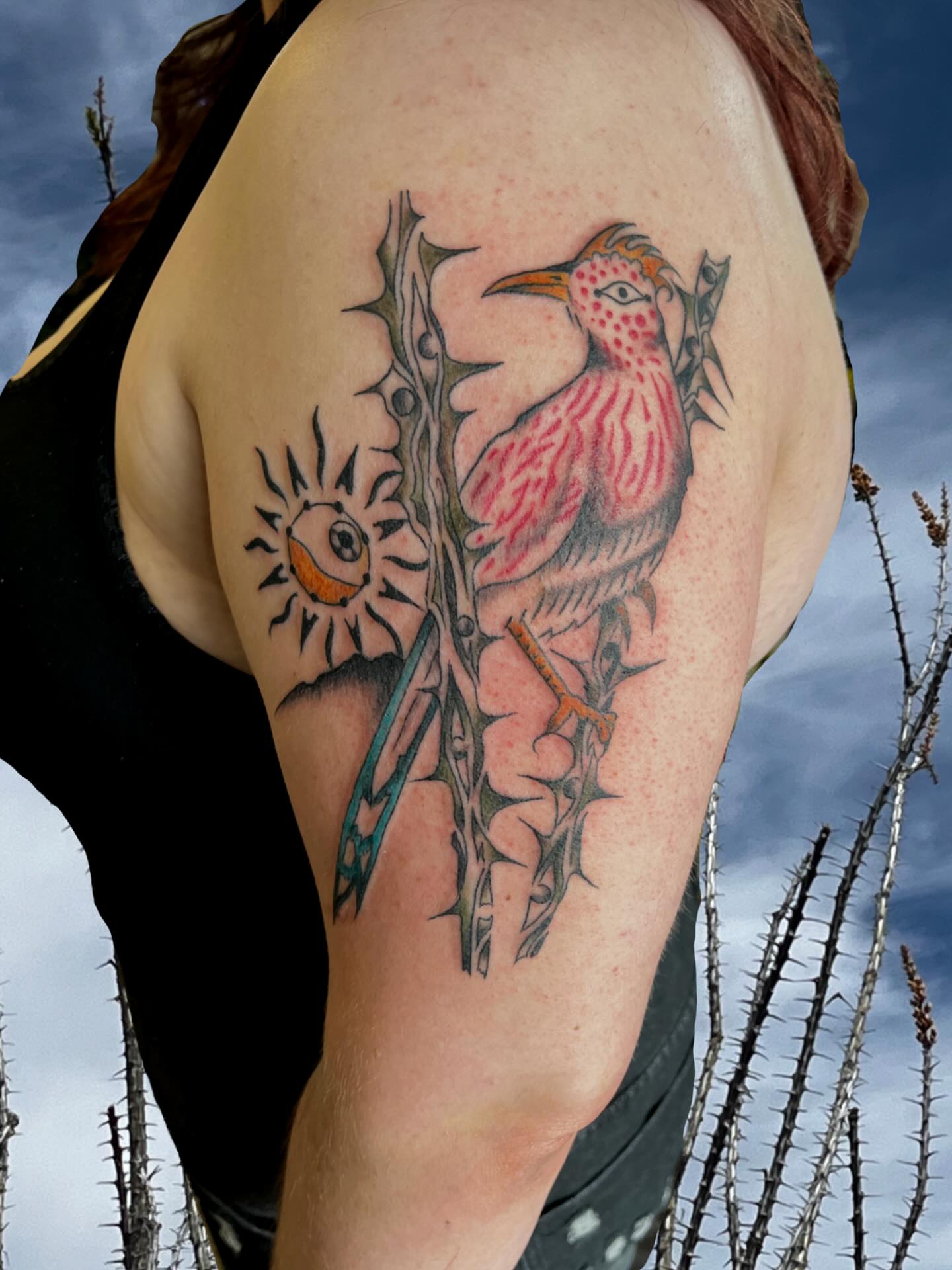 Tattoo by @bloodnfate — american_traditional, realism
