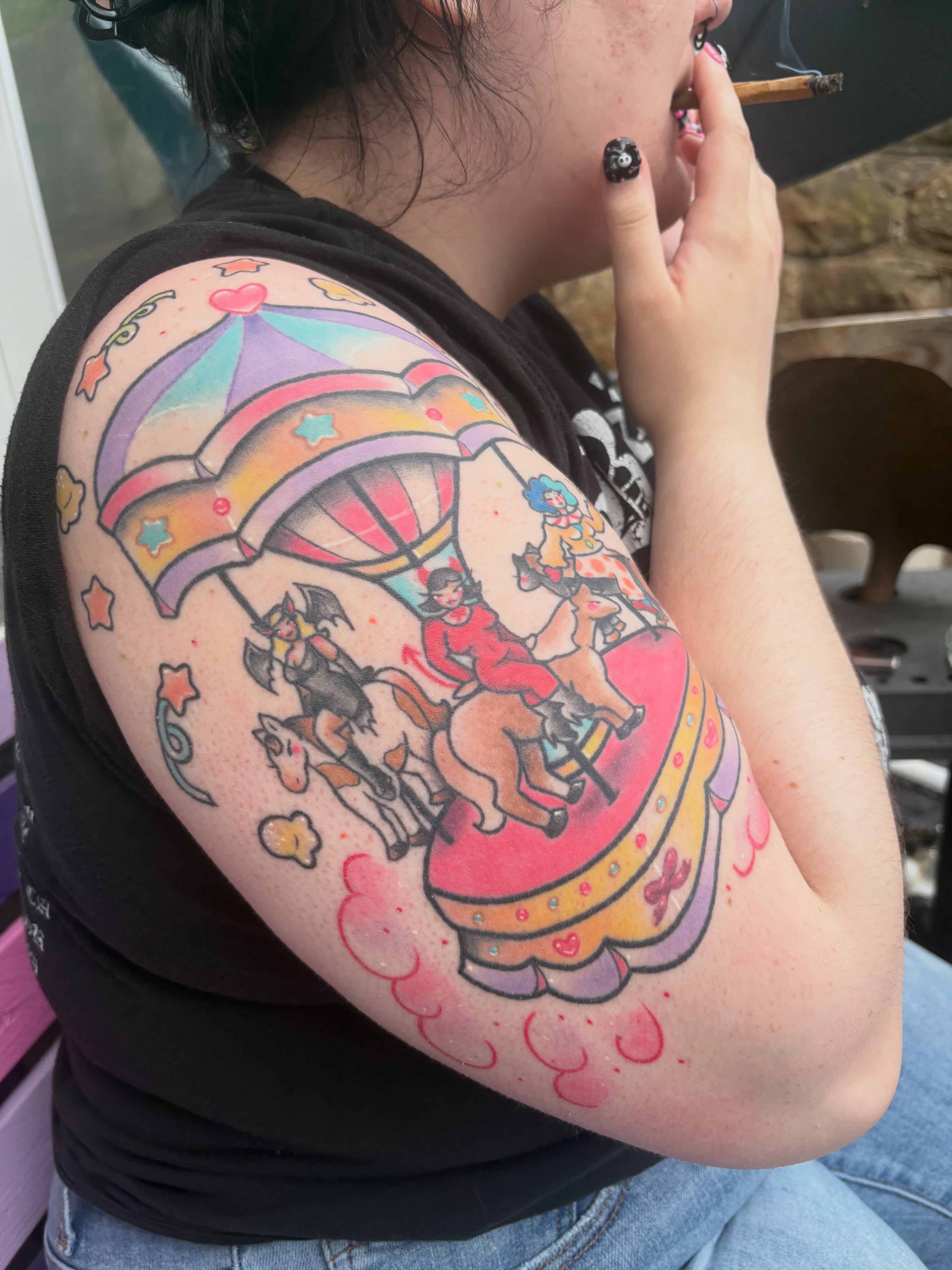Tattoo by @tatzbymegz β new_school, illustrative