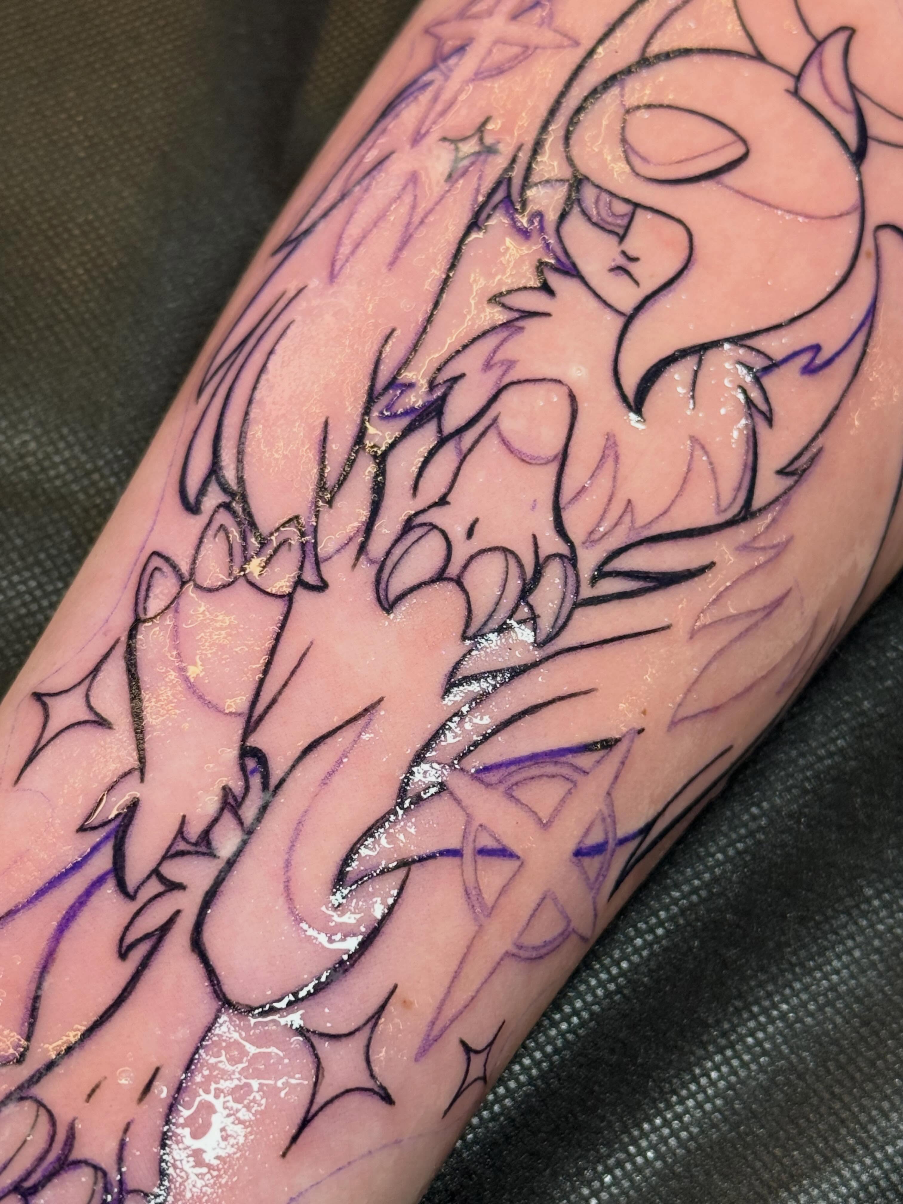 Tattoo by @dovahtattoos — anime