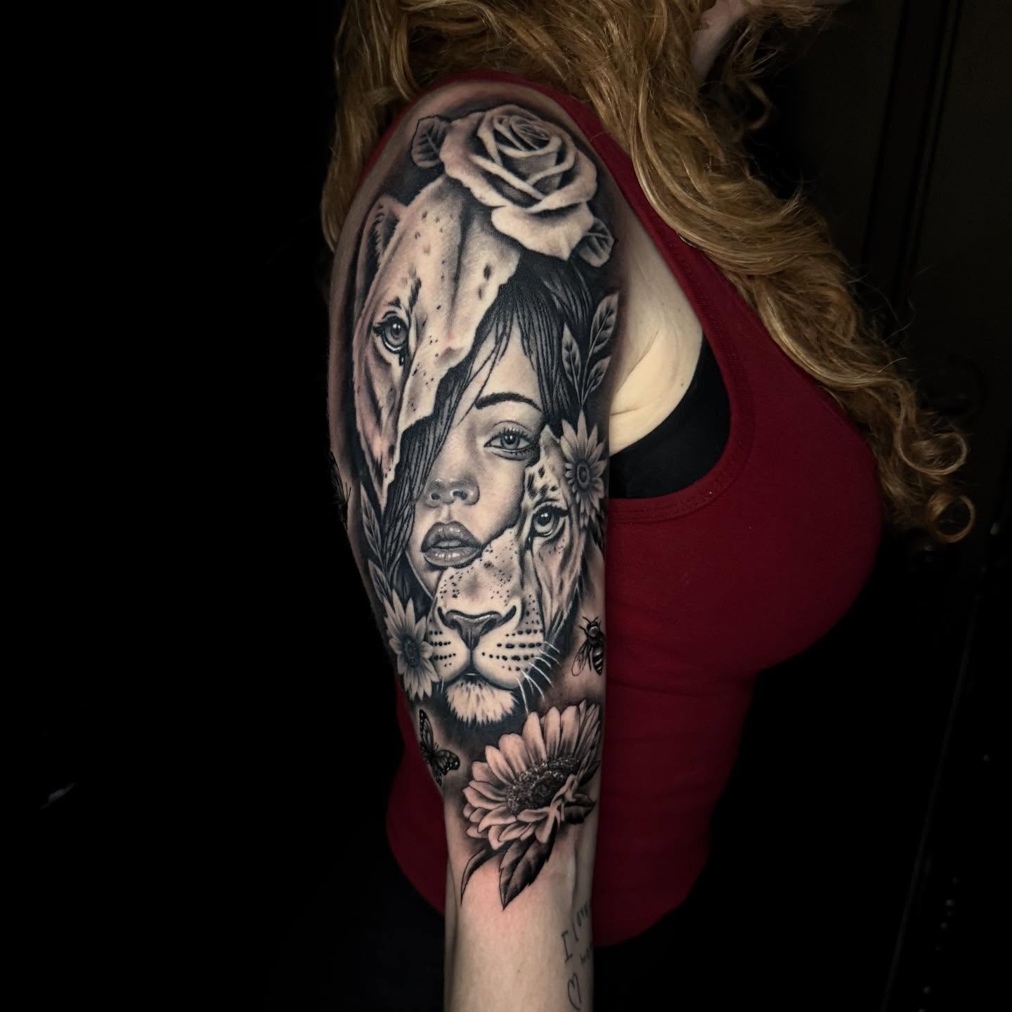Tattoo by @maxhilltattoos — realism, black_and_grey
