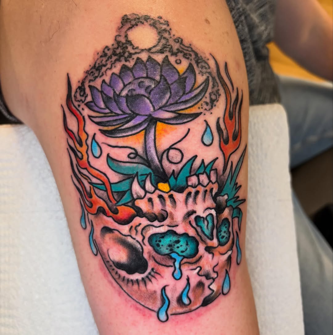Tattoo by @eriktulgetsketattoo — american_traditional, new_school