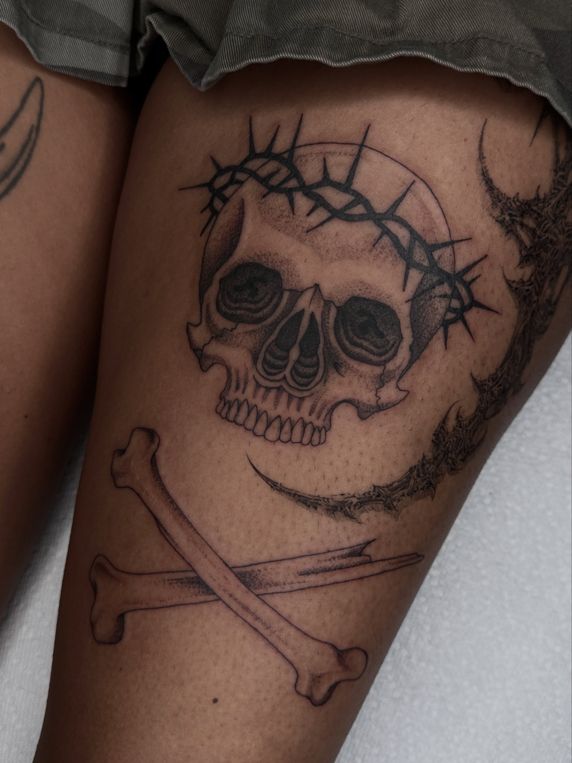 Tattoo by @countmia — black_and_grey, realism