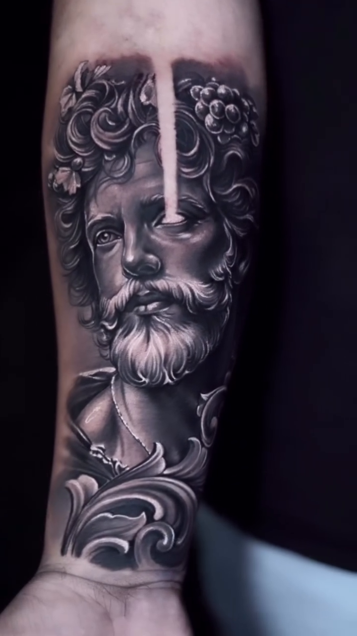 Tattoo by @tattooyasmany2012 — realism, black_and_grey