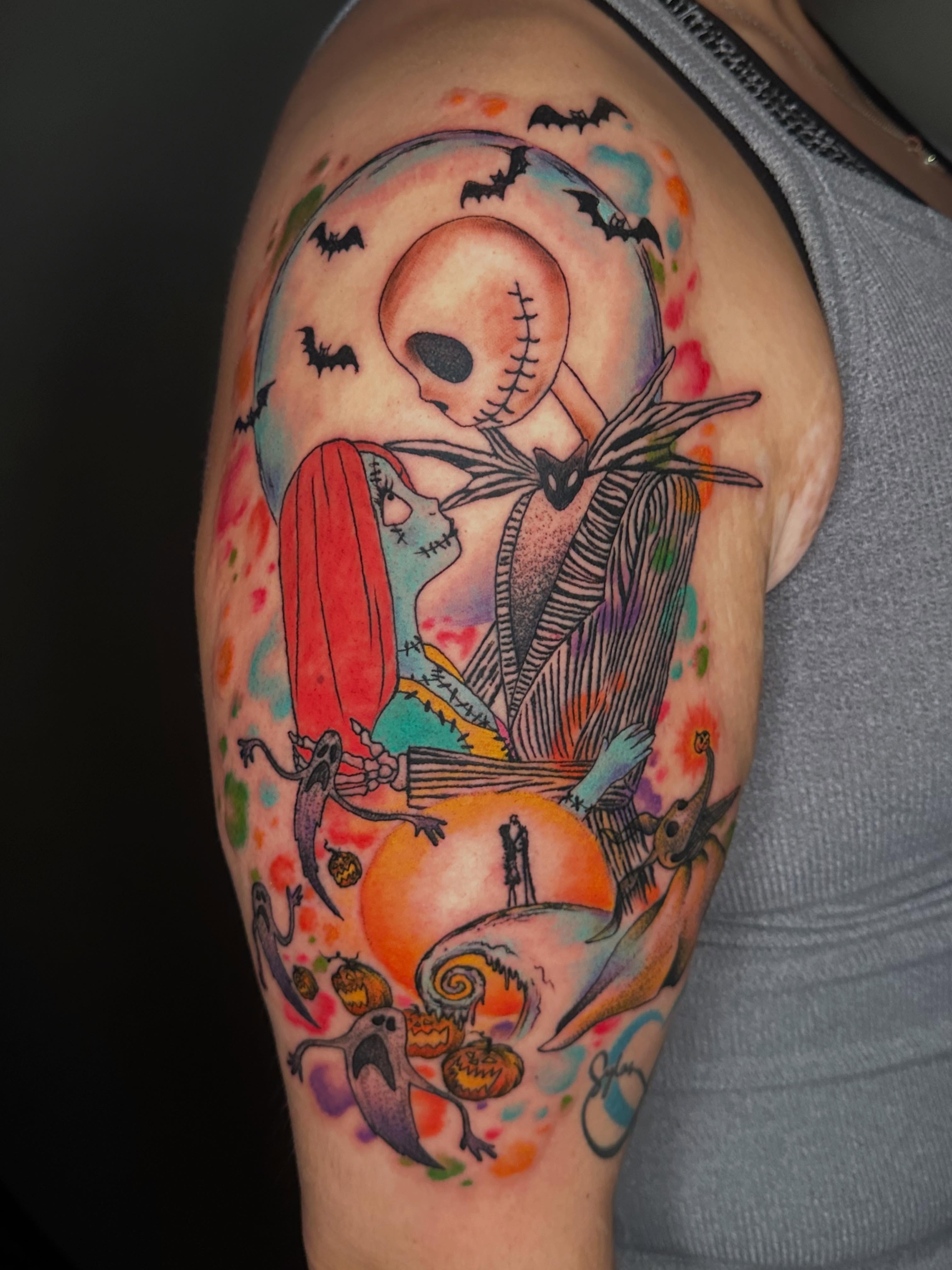 Tattoo by @ladyparaffin — trash_polka, watercolor