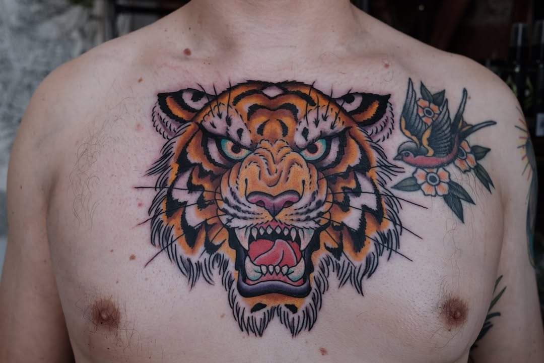 Tattoo by @oldzakwill — american_traditional, neo_traditional