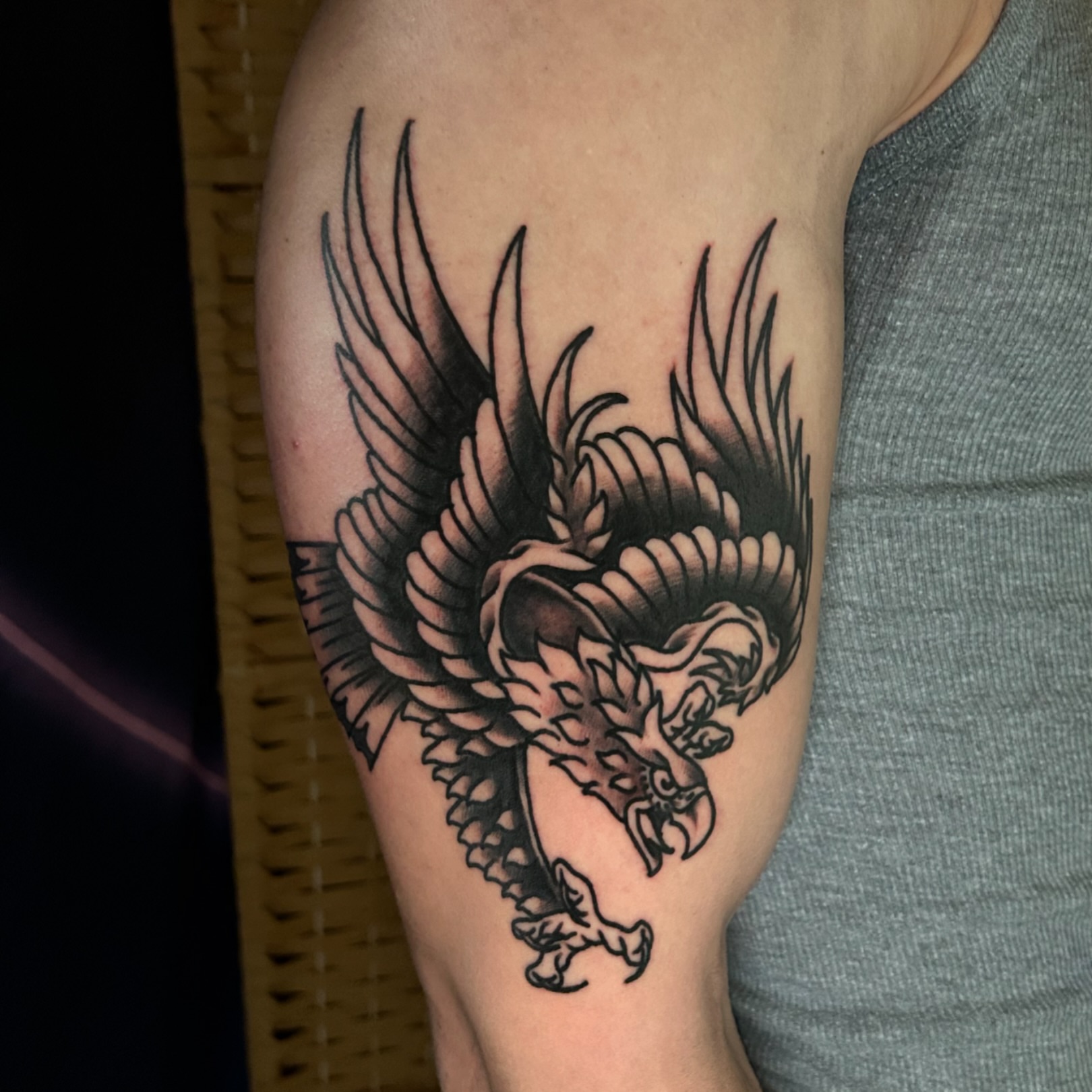 Tattoo by @jesuscheekstattoos — black_and_grey
