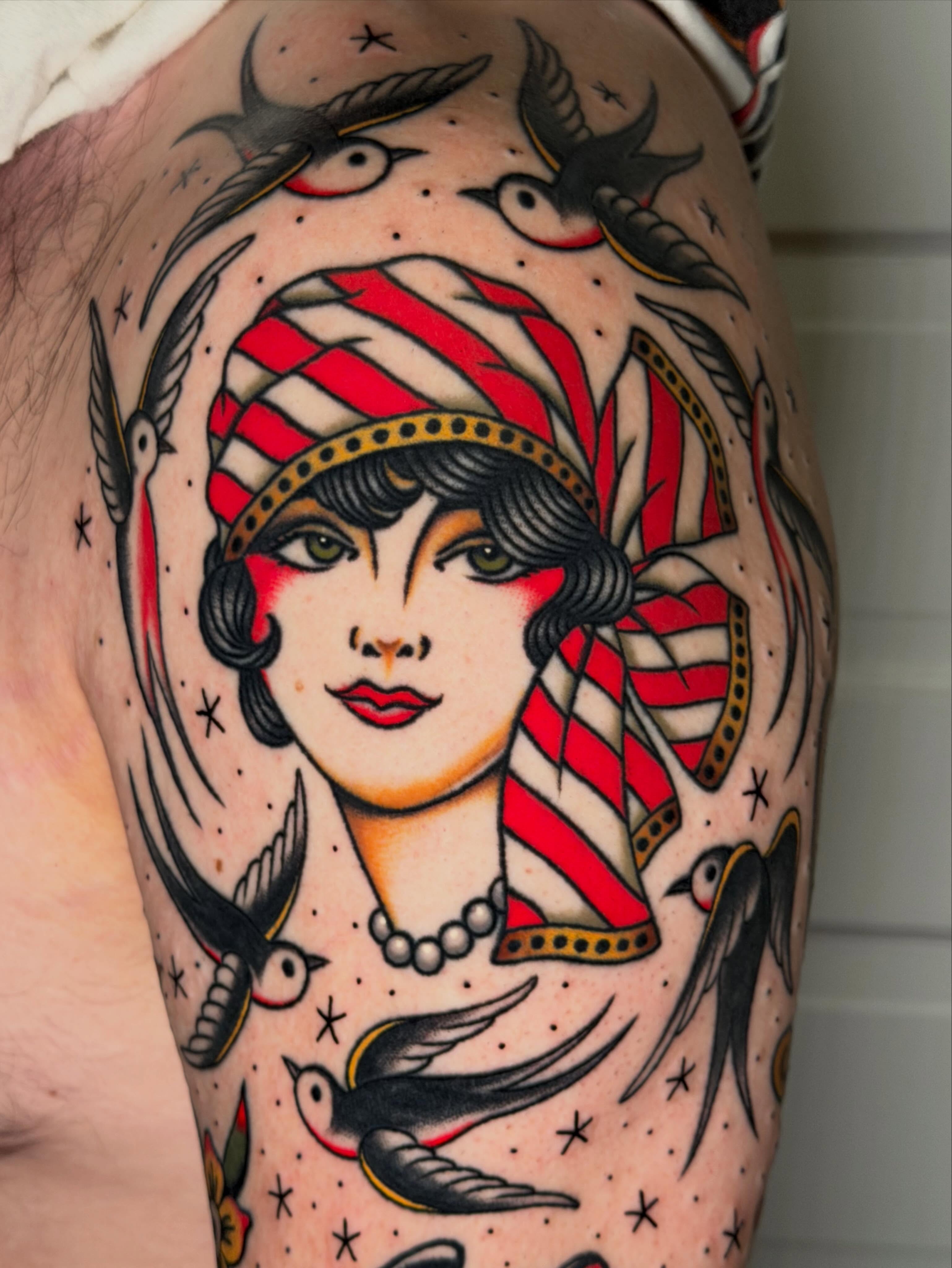Tattoo by @_barnhill_ — american_traditional