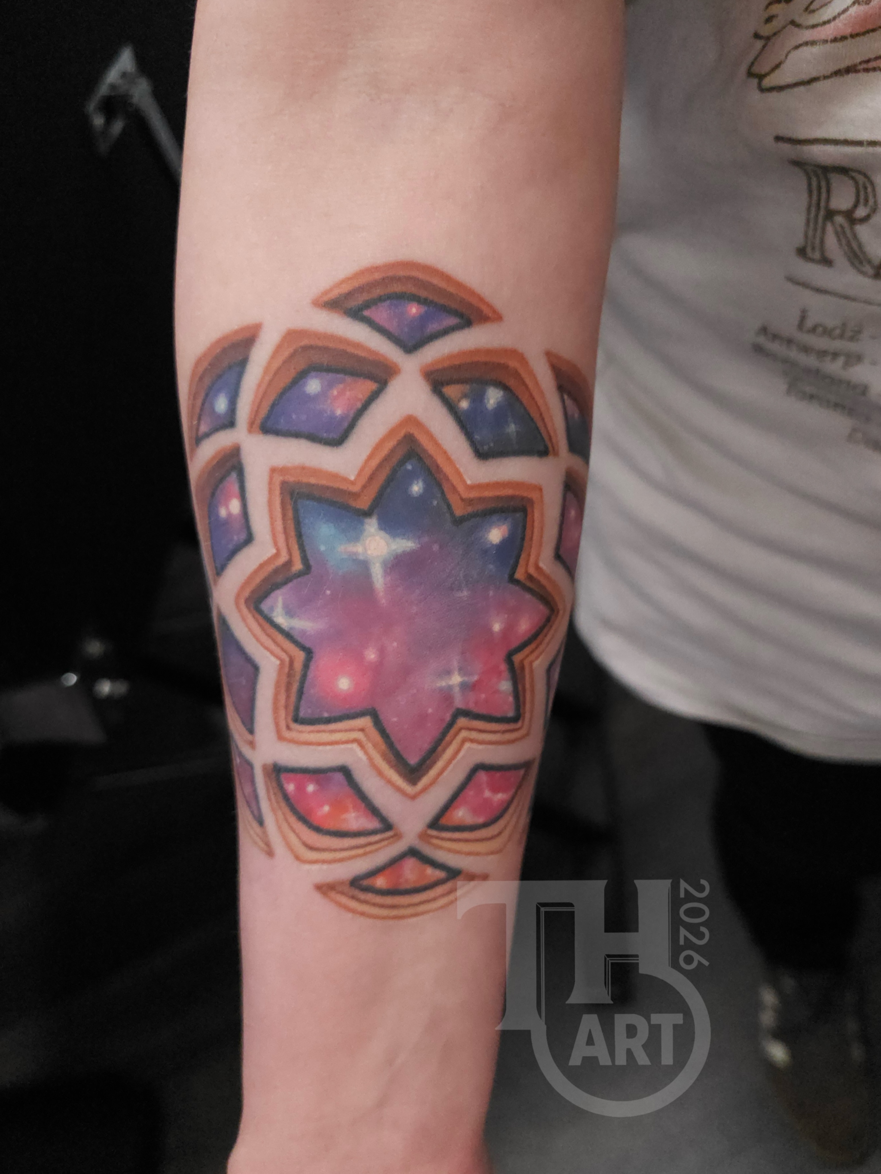 Tattoo by @thomasharrisart — geometric, realism