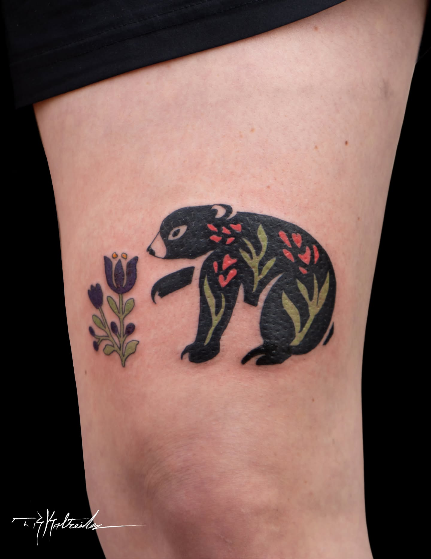 Tattoo by @trkaltreider — american_traditional, dotwork