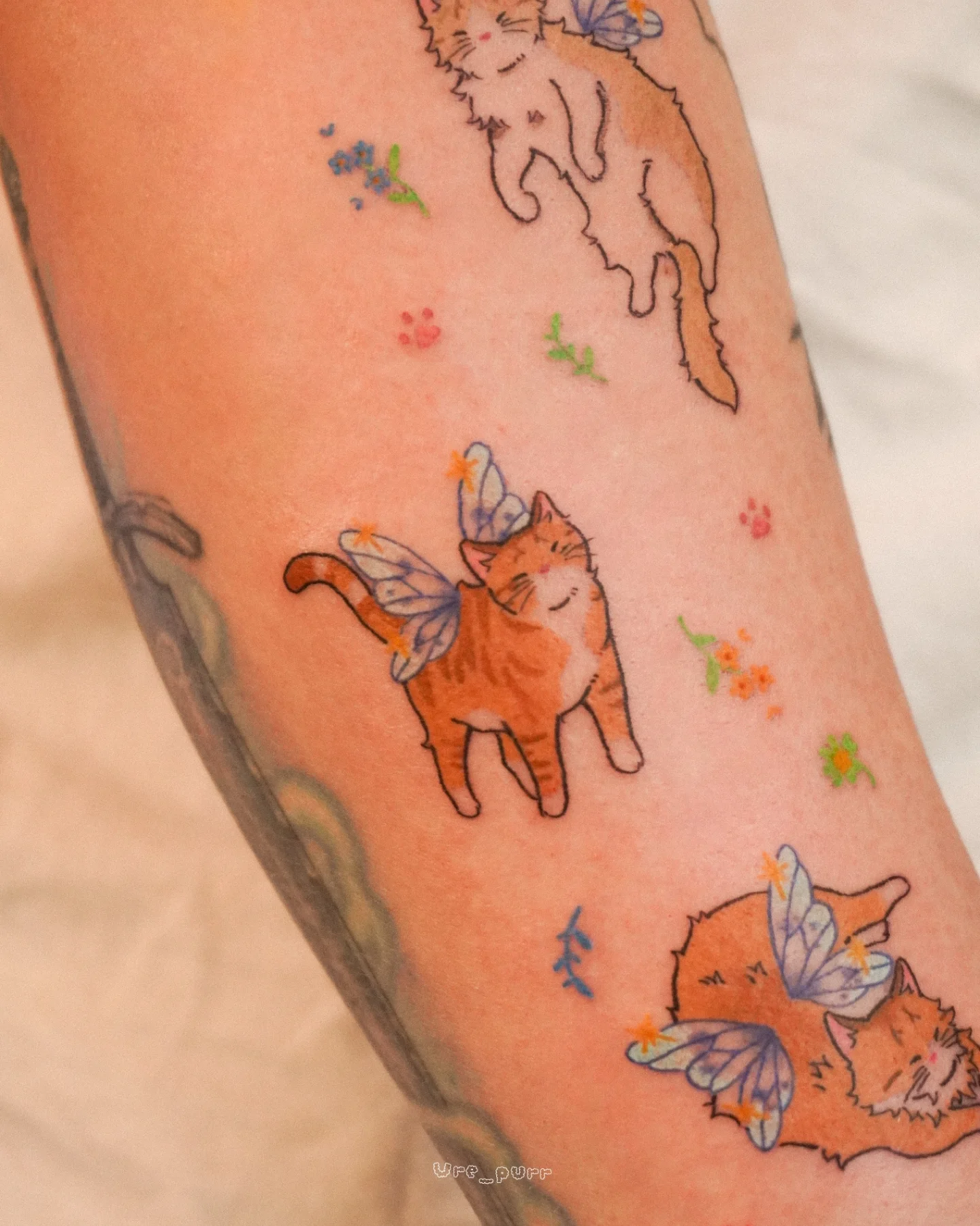 Tattoo by @yure_purr β new_school, illustrative