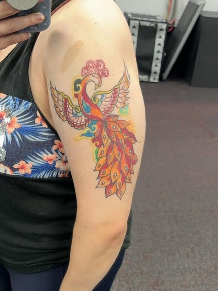 Tattoo by @sinfulwaifu — watercolor