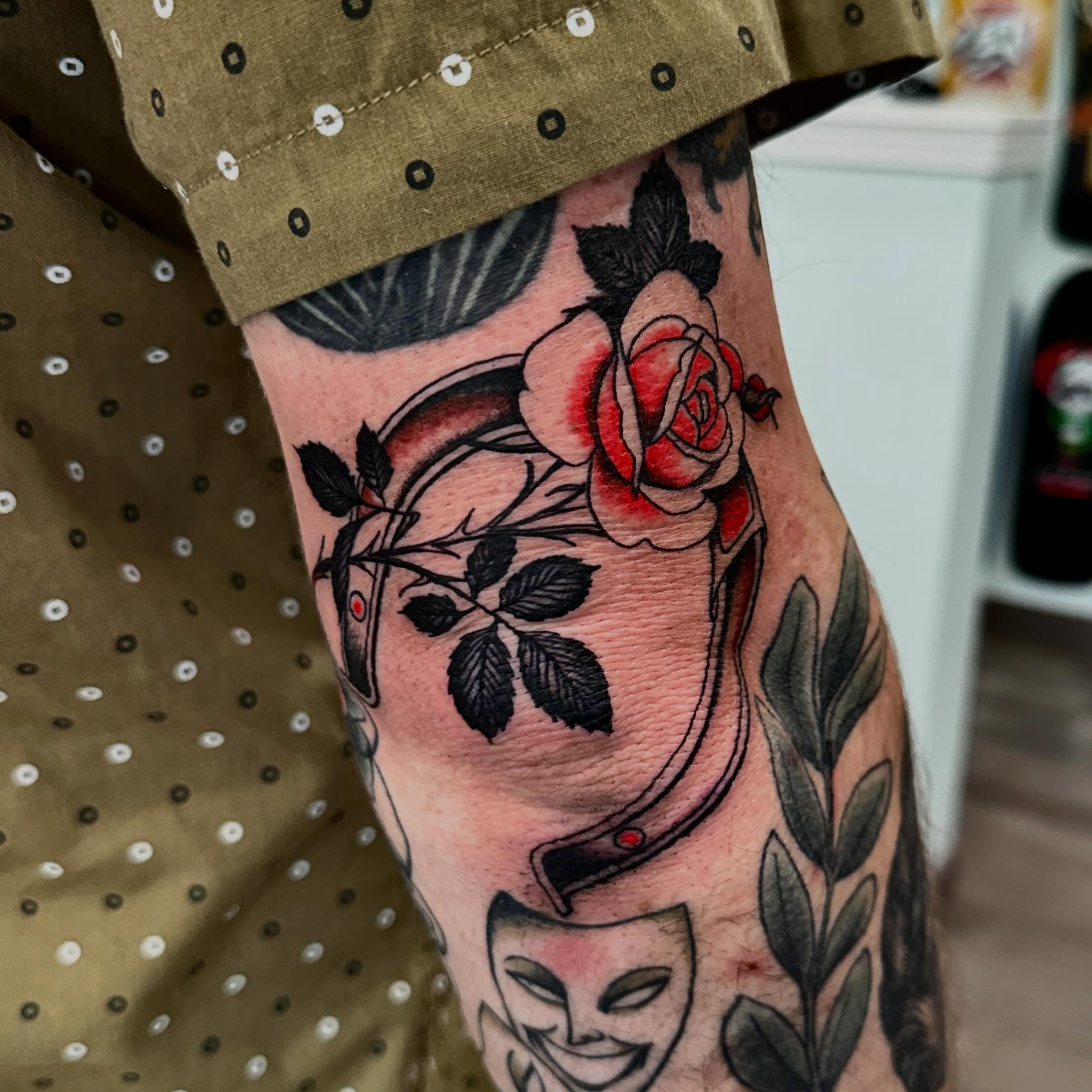 Tattoo by @samavitia — american_traditional, black_and_grey