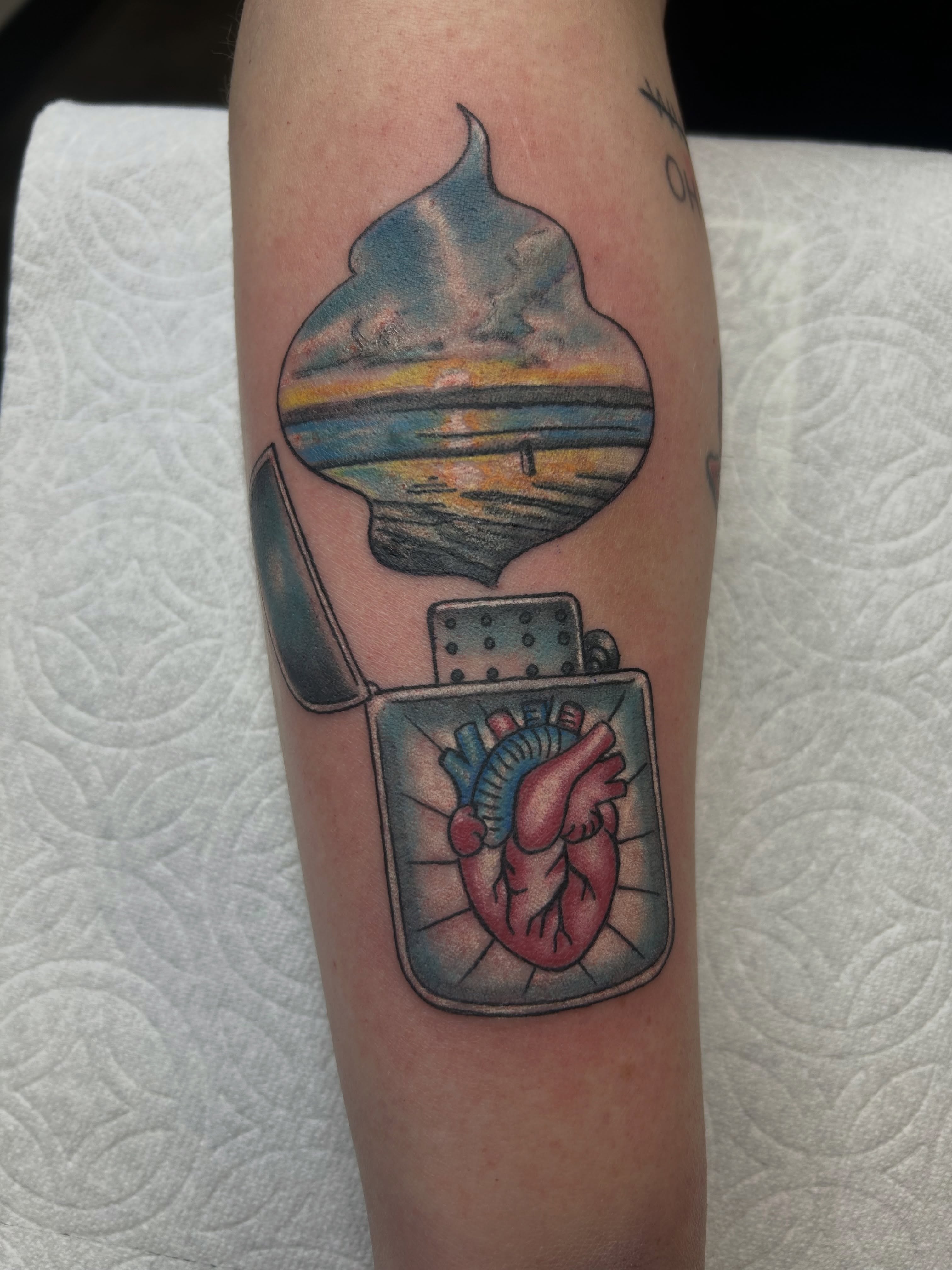 Tattoo by @artist_usual — realism, dotwork