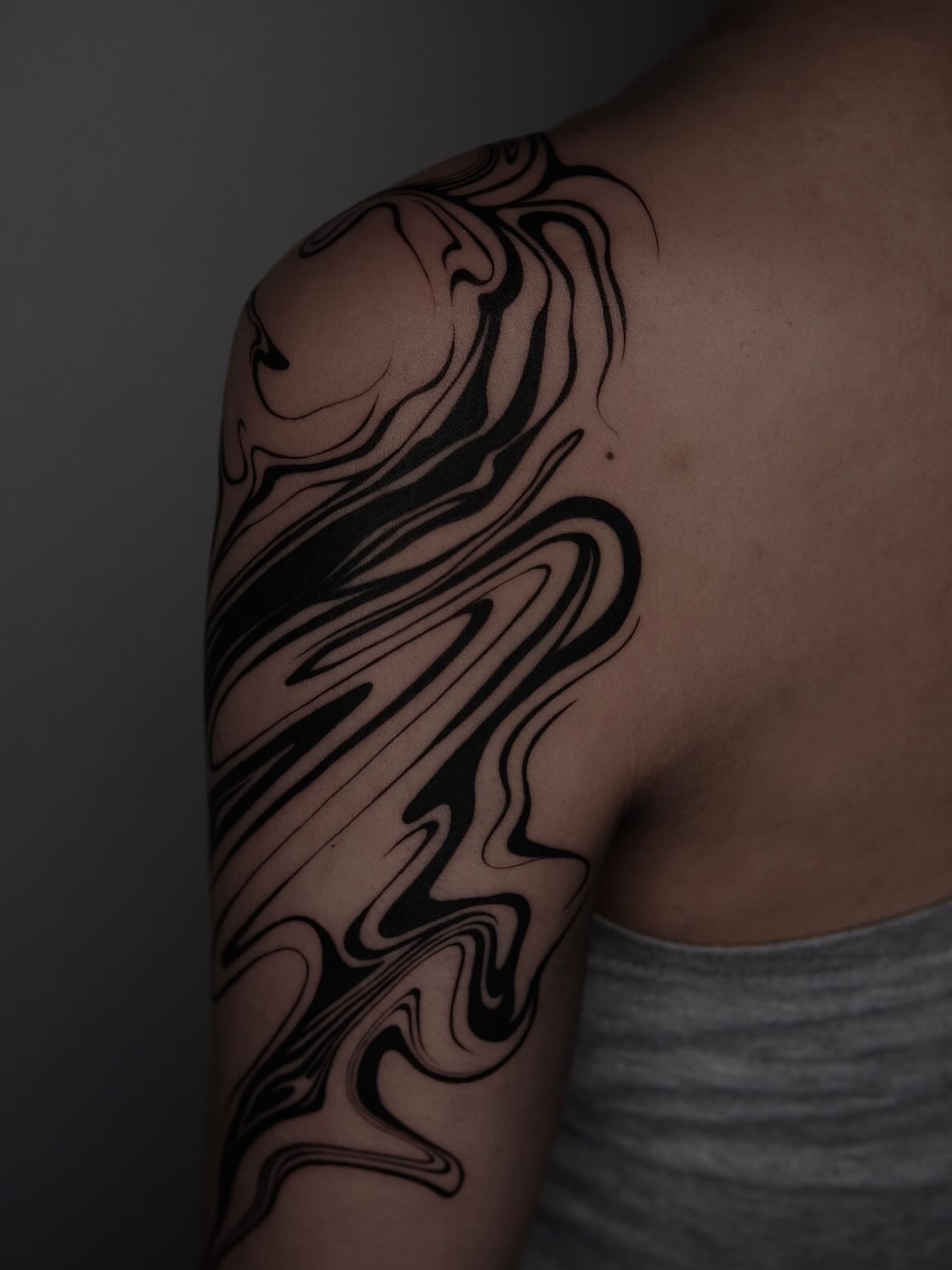 Tattoo by @grxytattoo — black_and_grey