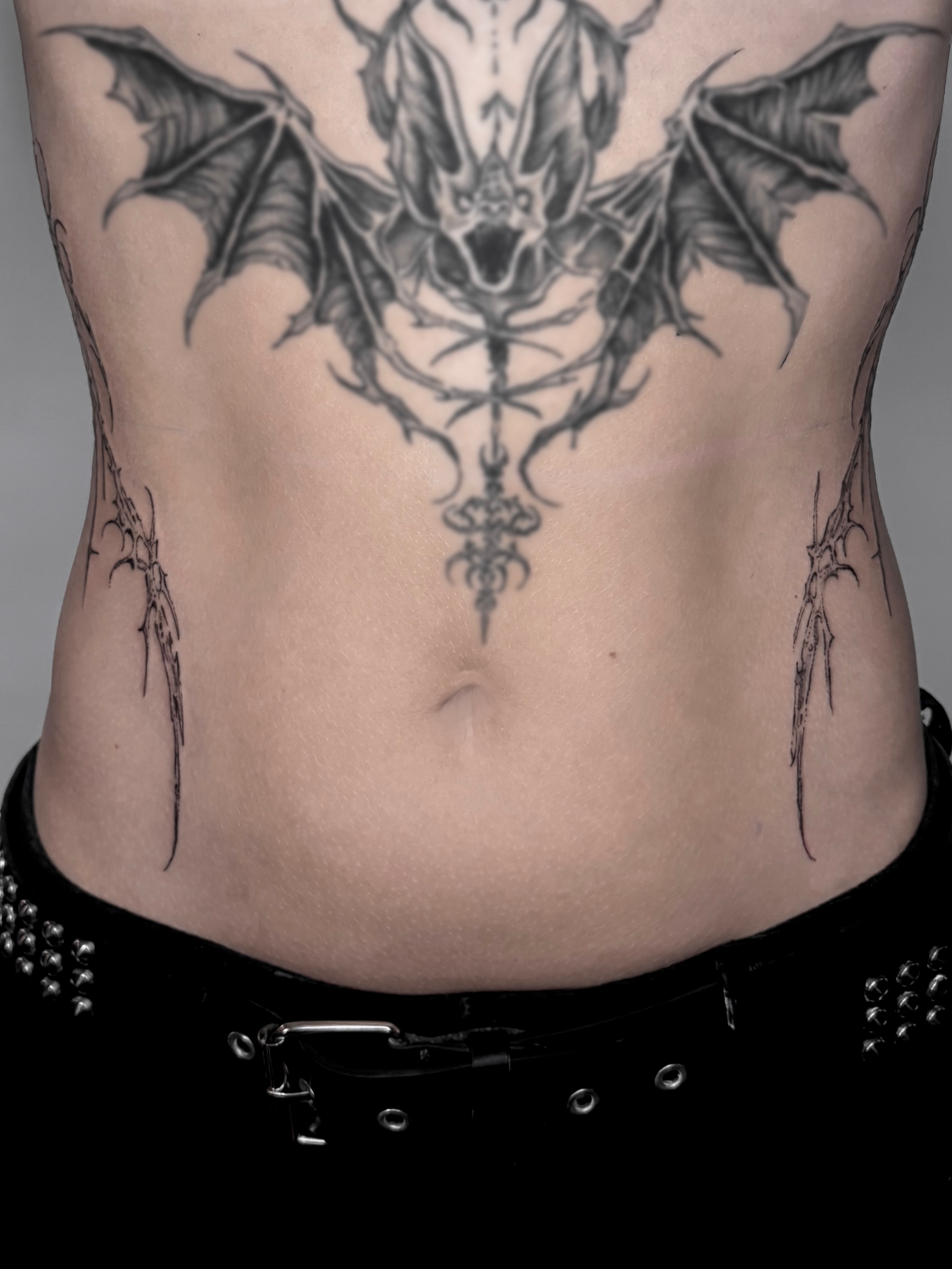 Tattoo by @338tattoo — black_and_grey, geometric