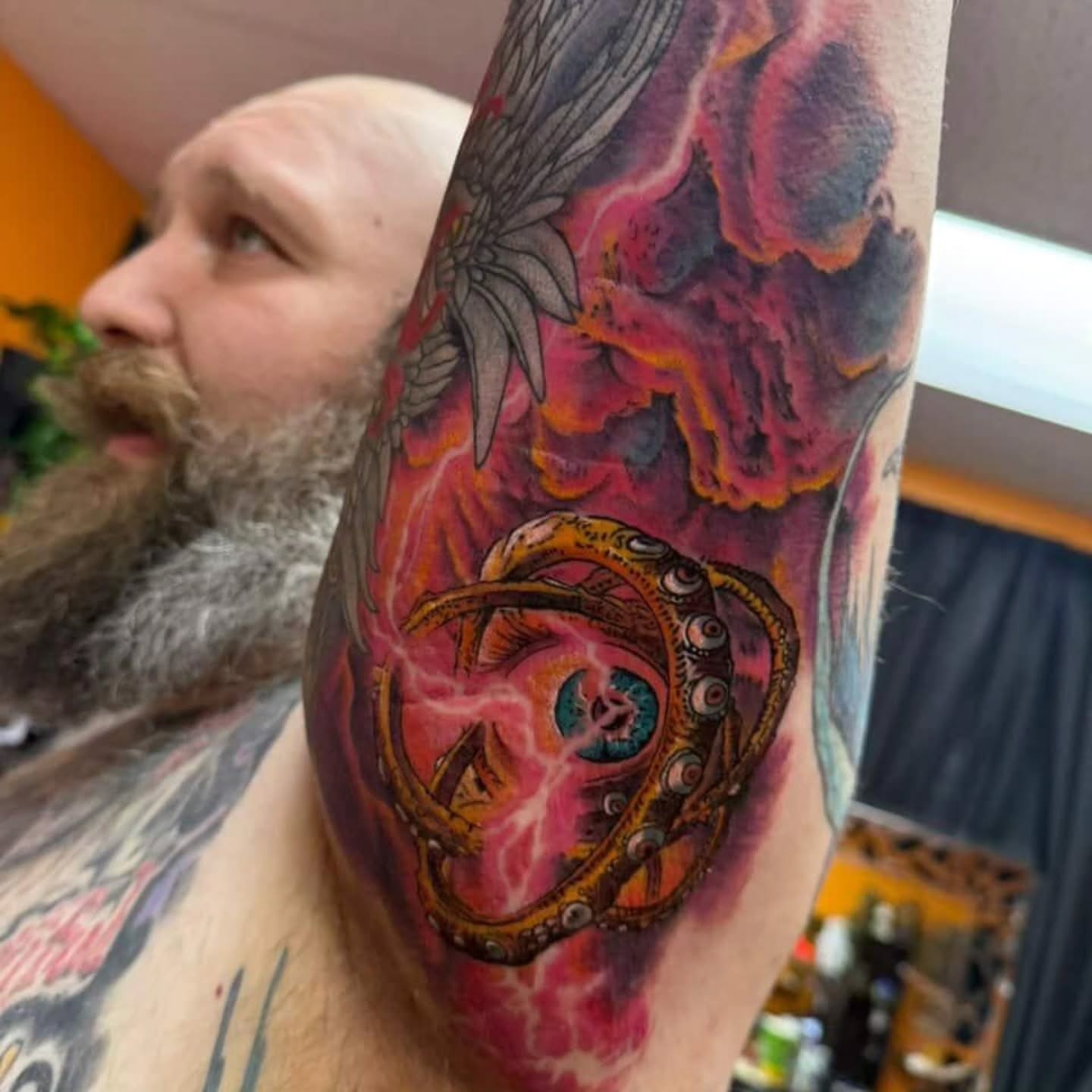 Tattoo by @creativeinsighttattoo19 — new_school, surrealism