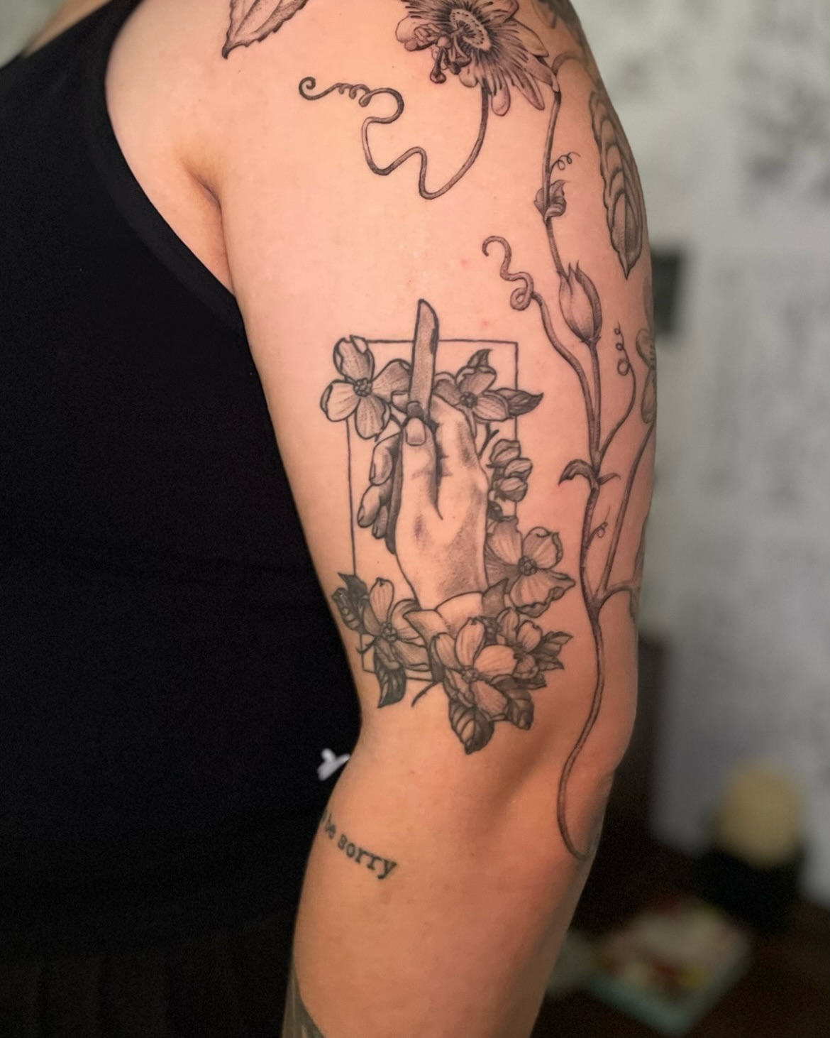 Tattoo by @ponycarttattoo — black_and_grey, realism