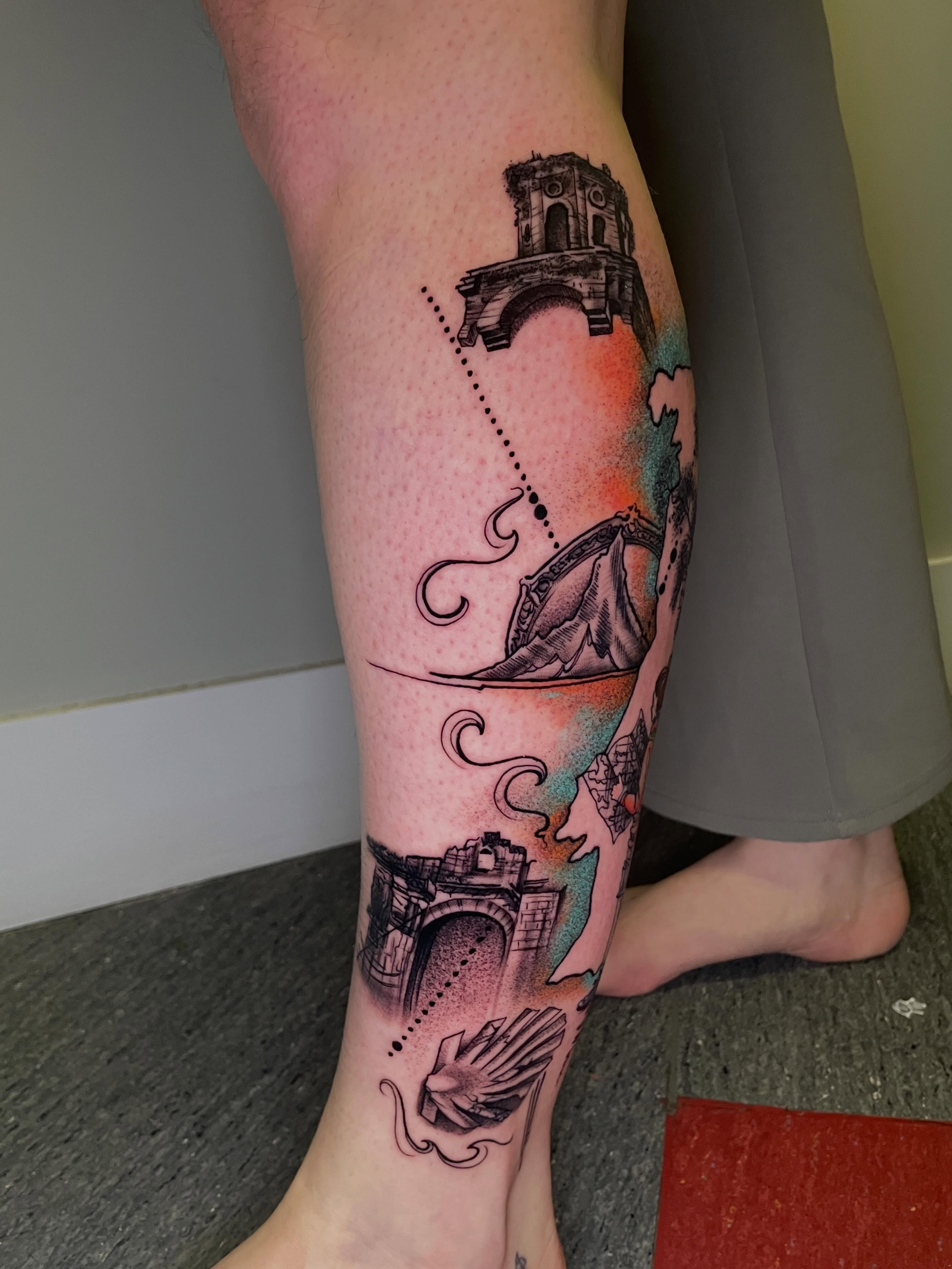 Tattoo by @karenm_tattoos — dotwork, realism
