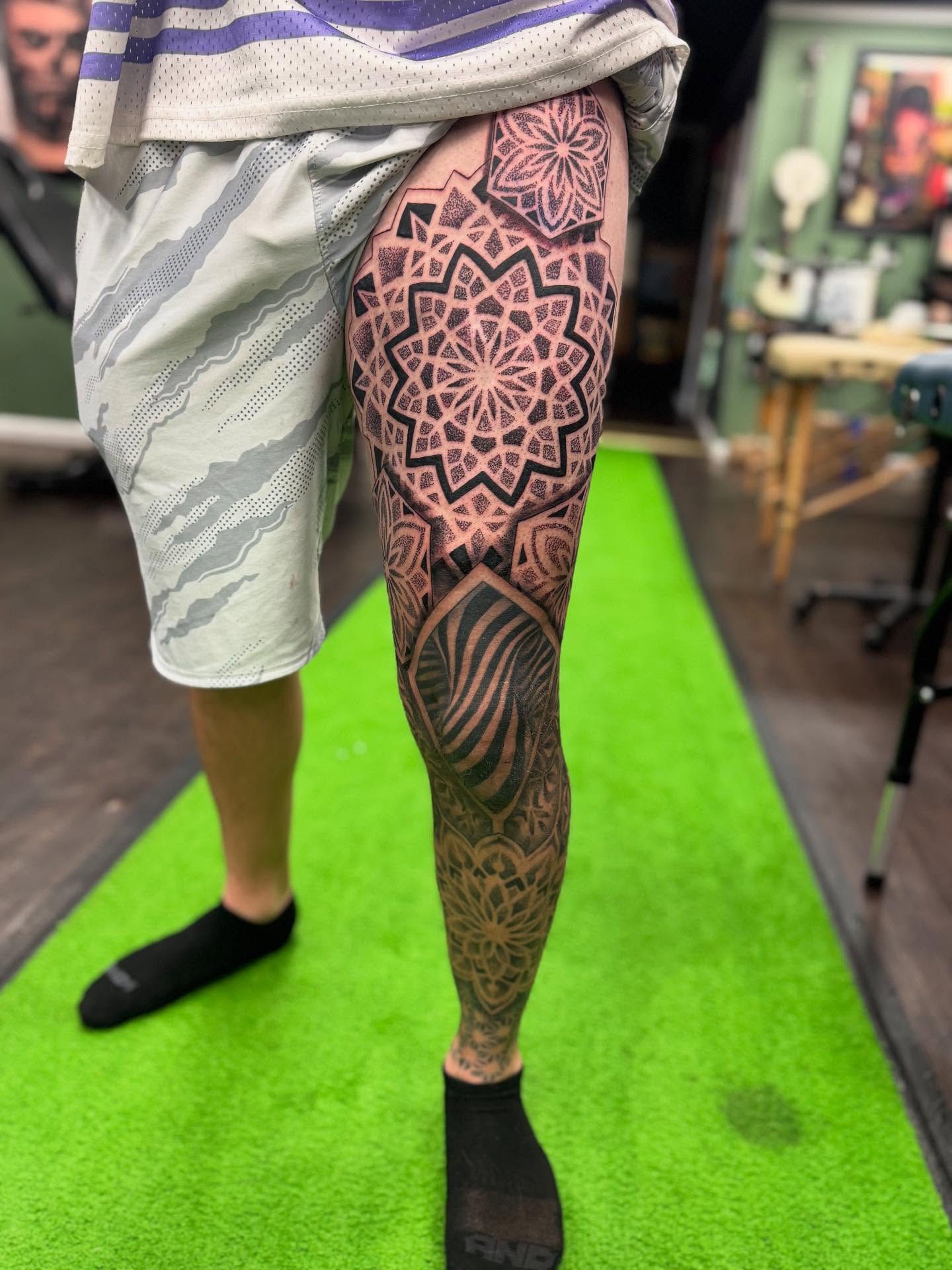 Tattoo by @tyce_tattoos — geometric
