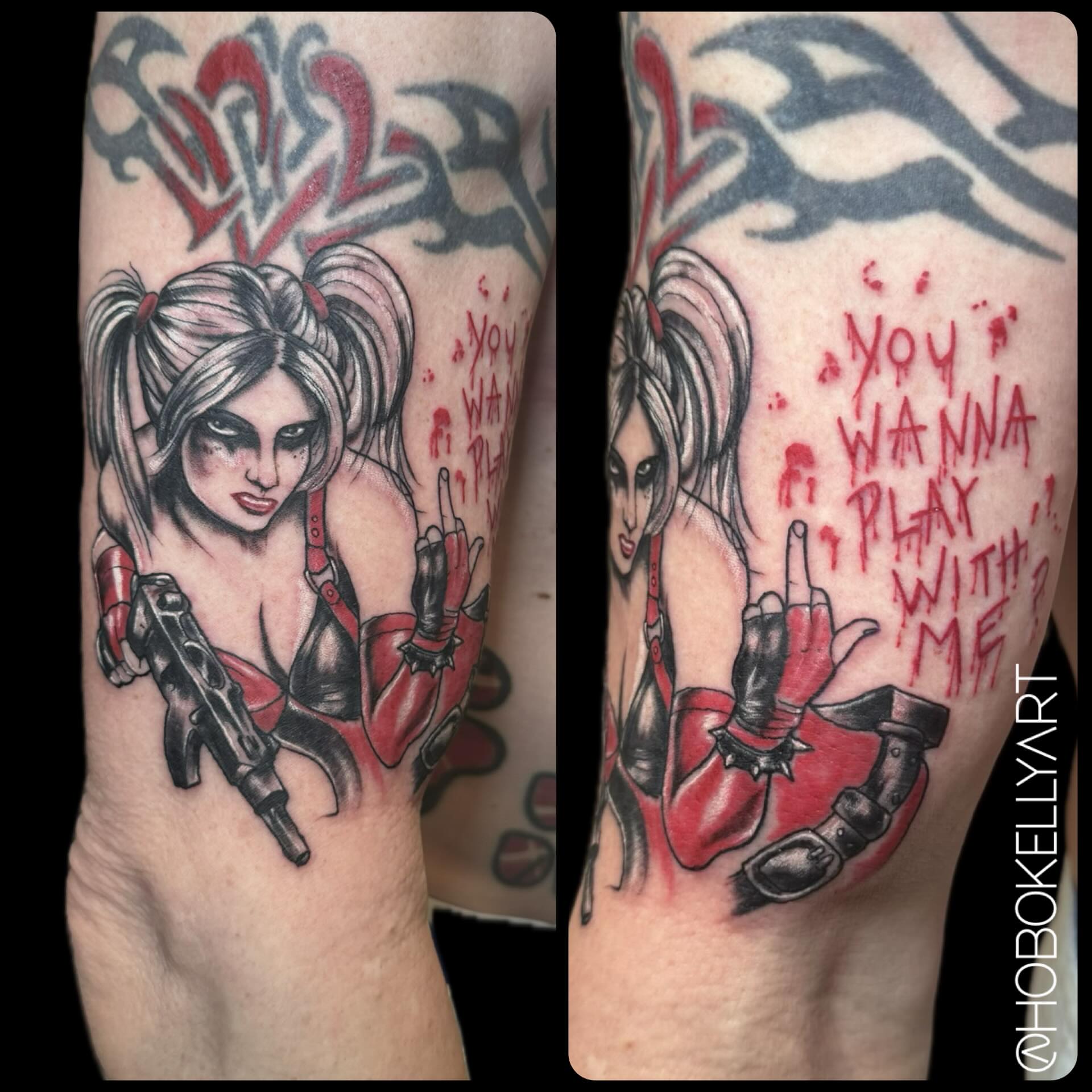 Tattoo by @hobokellyart โ realism, dark_realism