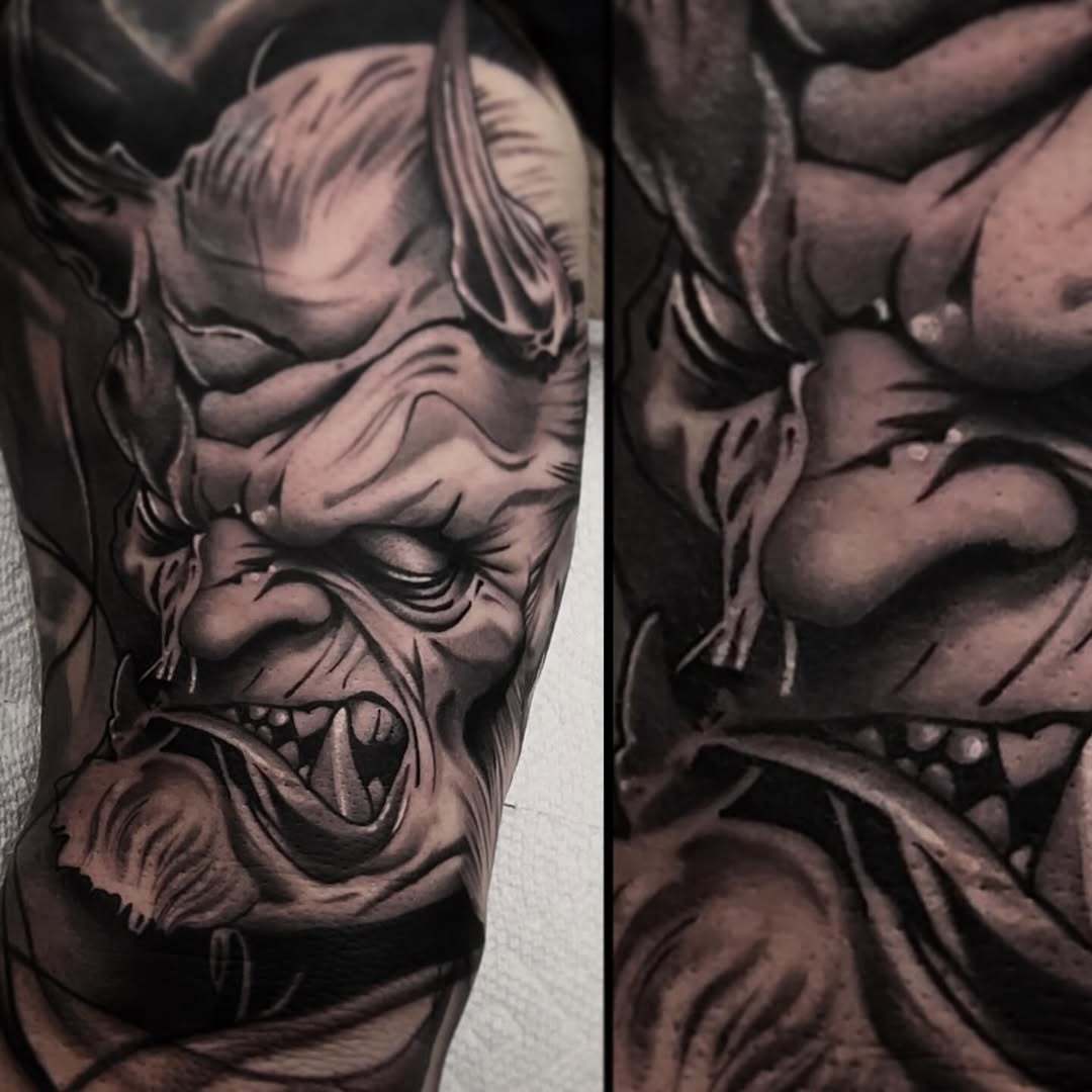 Tattoo by @davidalcocertattoo — realism, black_and_grey