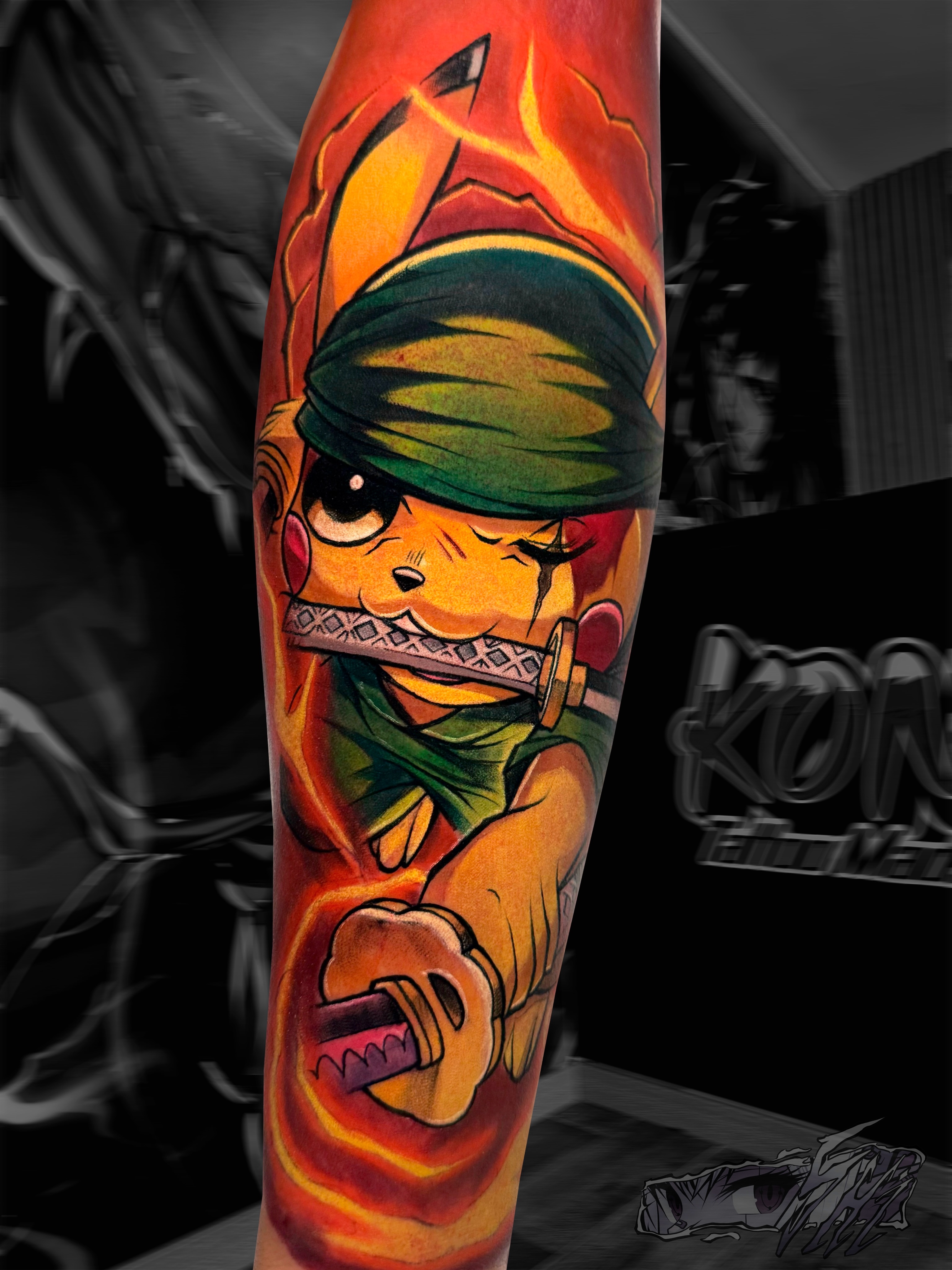Tattoo by @ivanpelegrinmedina — anime, illustrative