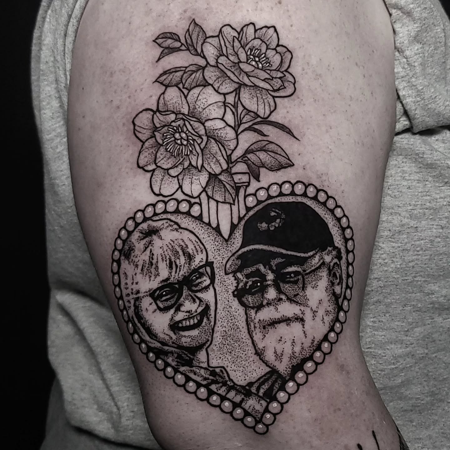 Tattoo by @alexanderstairstattoos — dotwork, realism