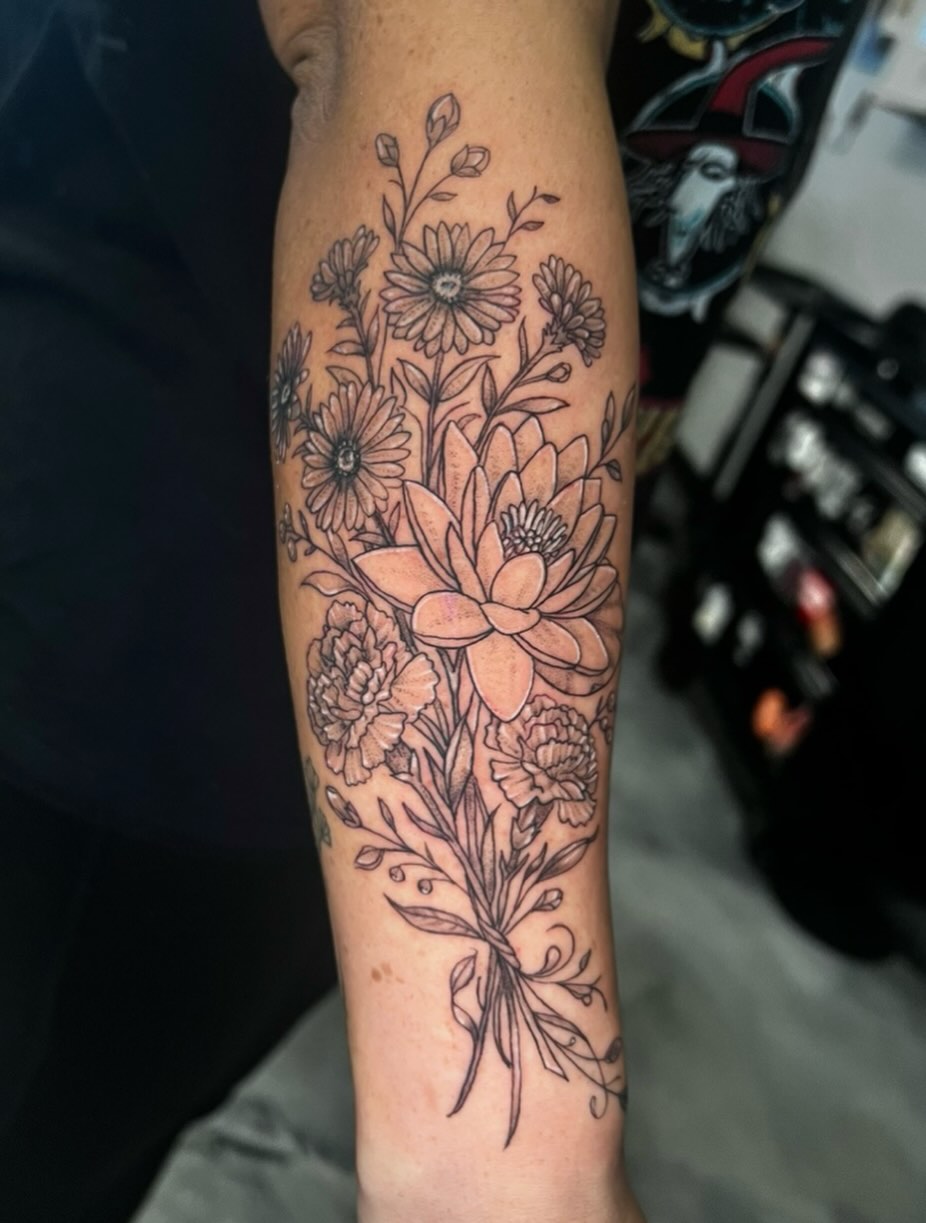 Tattoo by @marztattz — black_and_grey