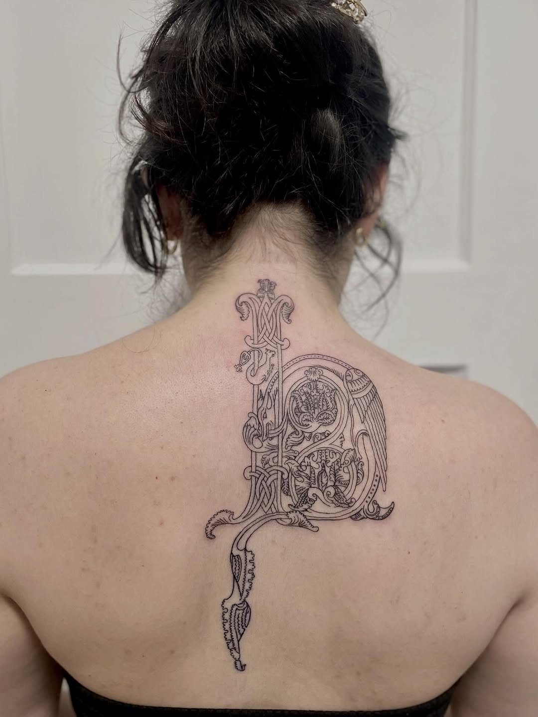 Tattoo by @bartobello — lettering_script, ornamental