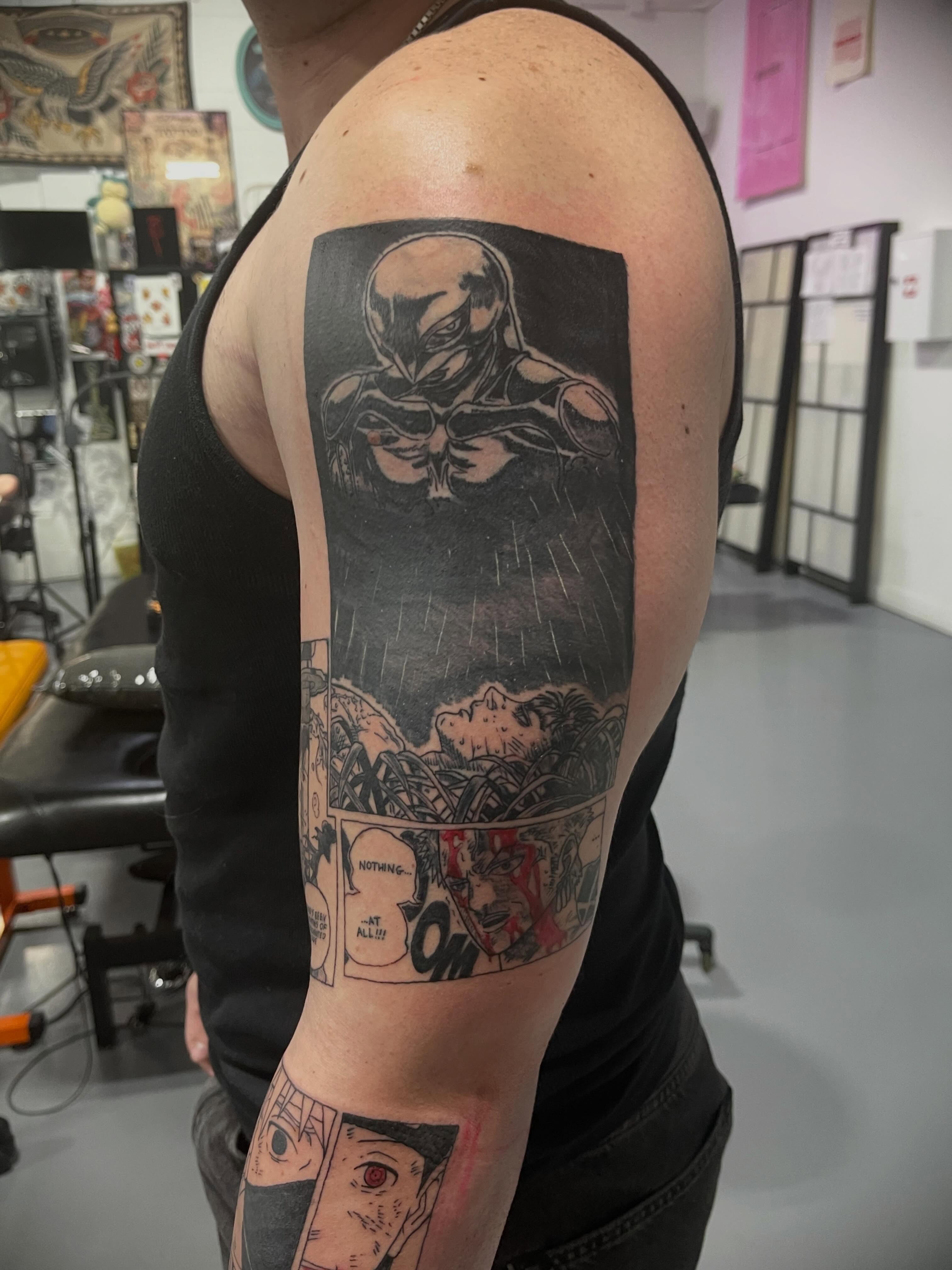 Tattoo by @jonathanharts_ — black_and_grey, realism