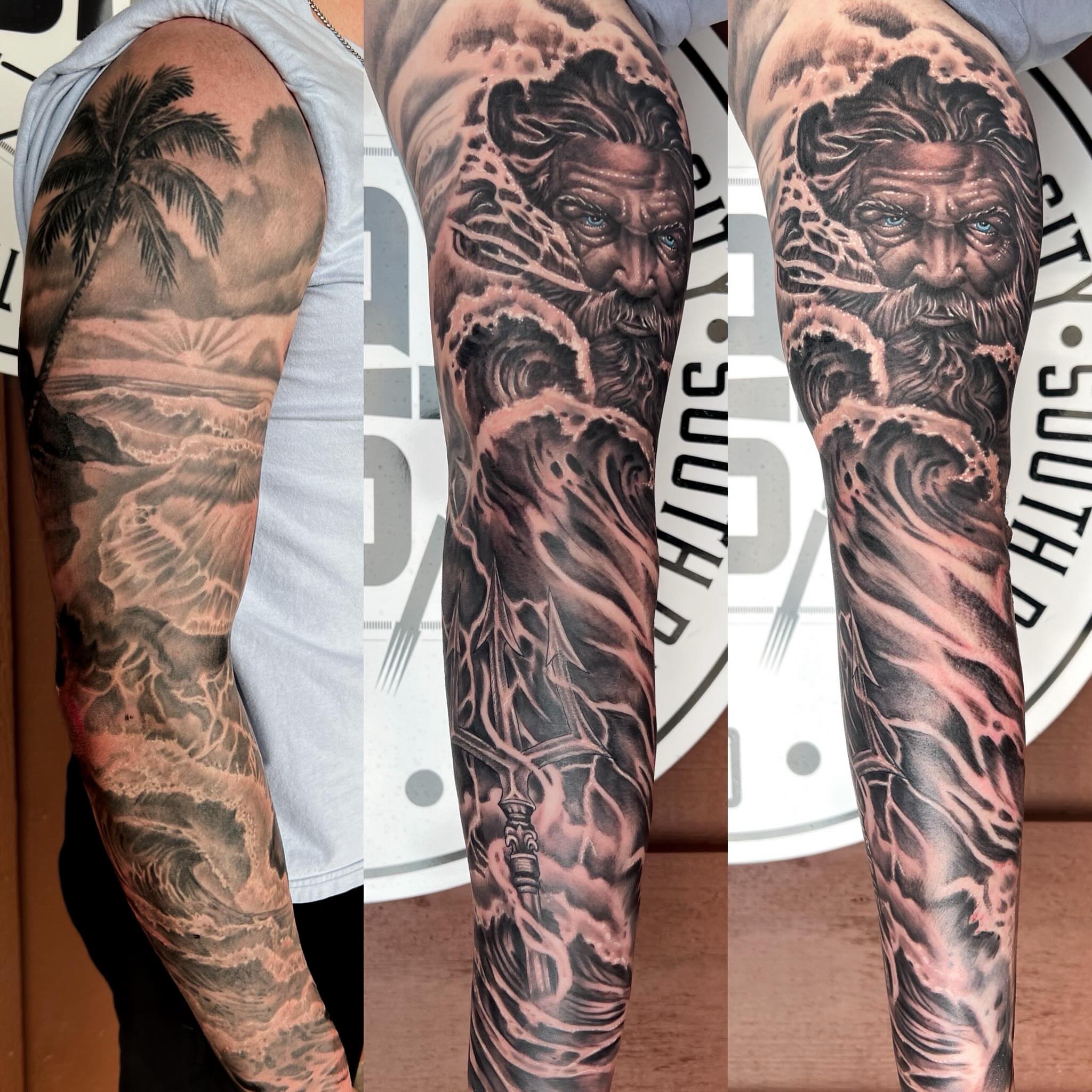 Tattoo by @ldgoodtattoo — realism, black_and_grey