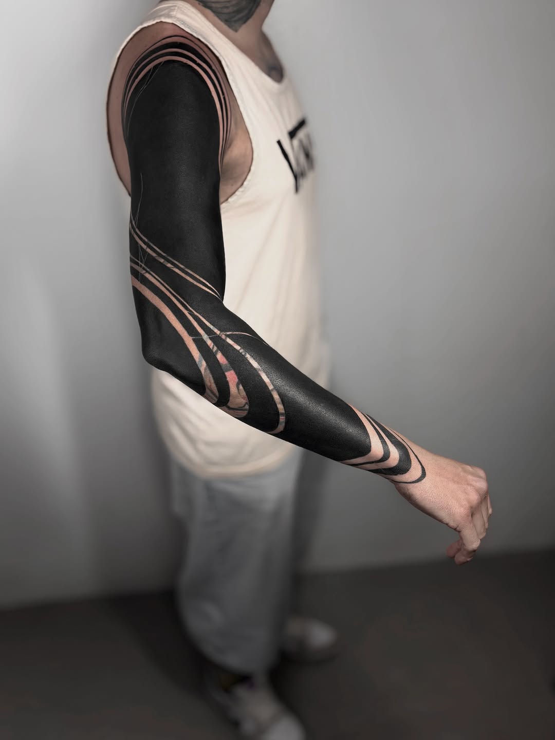 Tattoo by @azchiara — blackwork, geometric