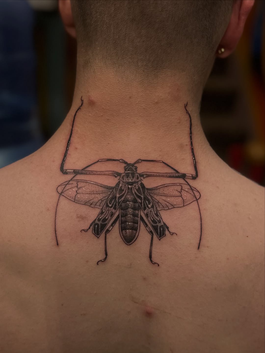Tattoo by @rad.bananza — realism, black_and_grey