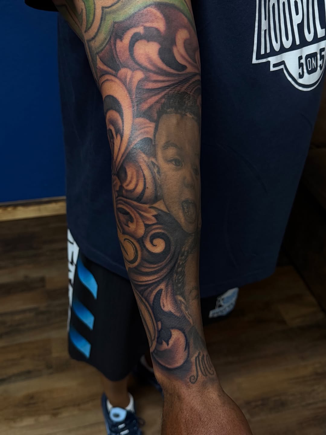 Tattoo by @calvinmaryland_tattoos — realism, black_and_grey