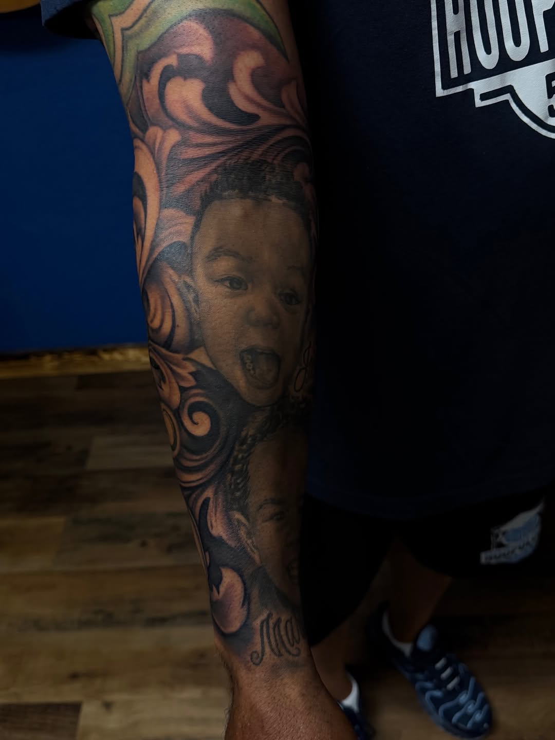 Tattoo by @calvinmaryland_tattoos — realism, black_and_grey