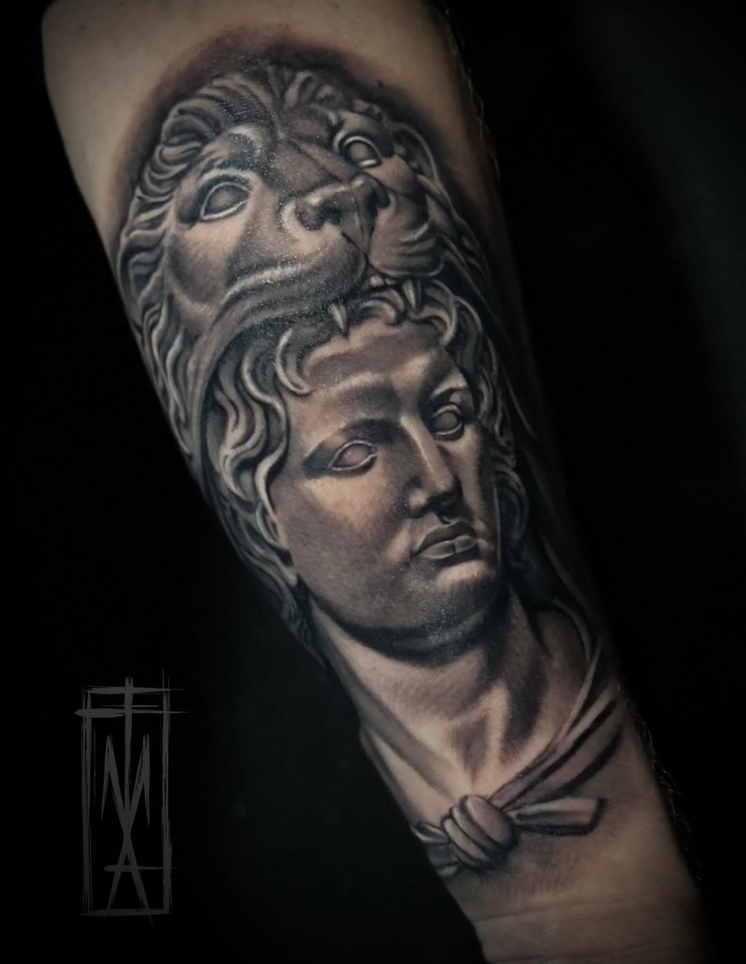 Tattoo by @tattoosbymattarguello — realism, black_and_grey
