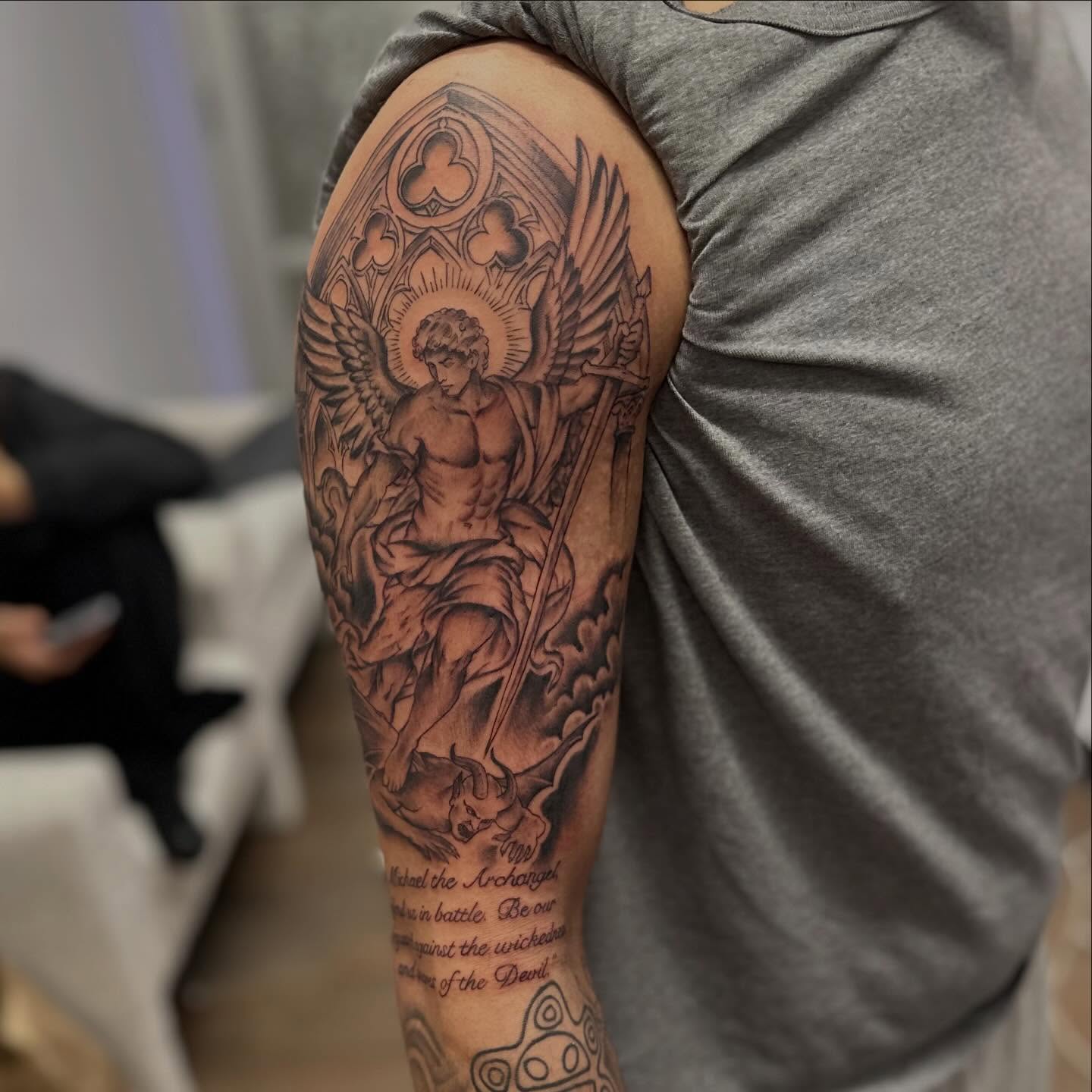 Tattoo by @florex._ink — black_and_grey, realism