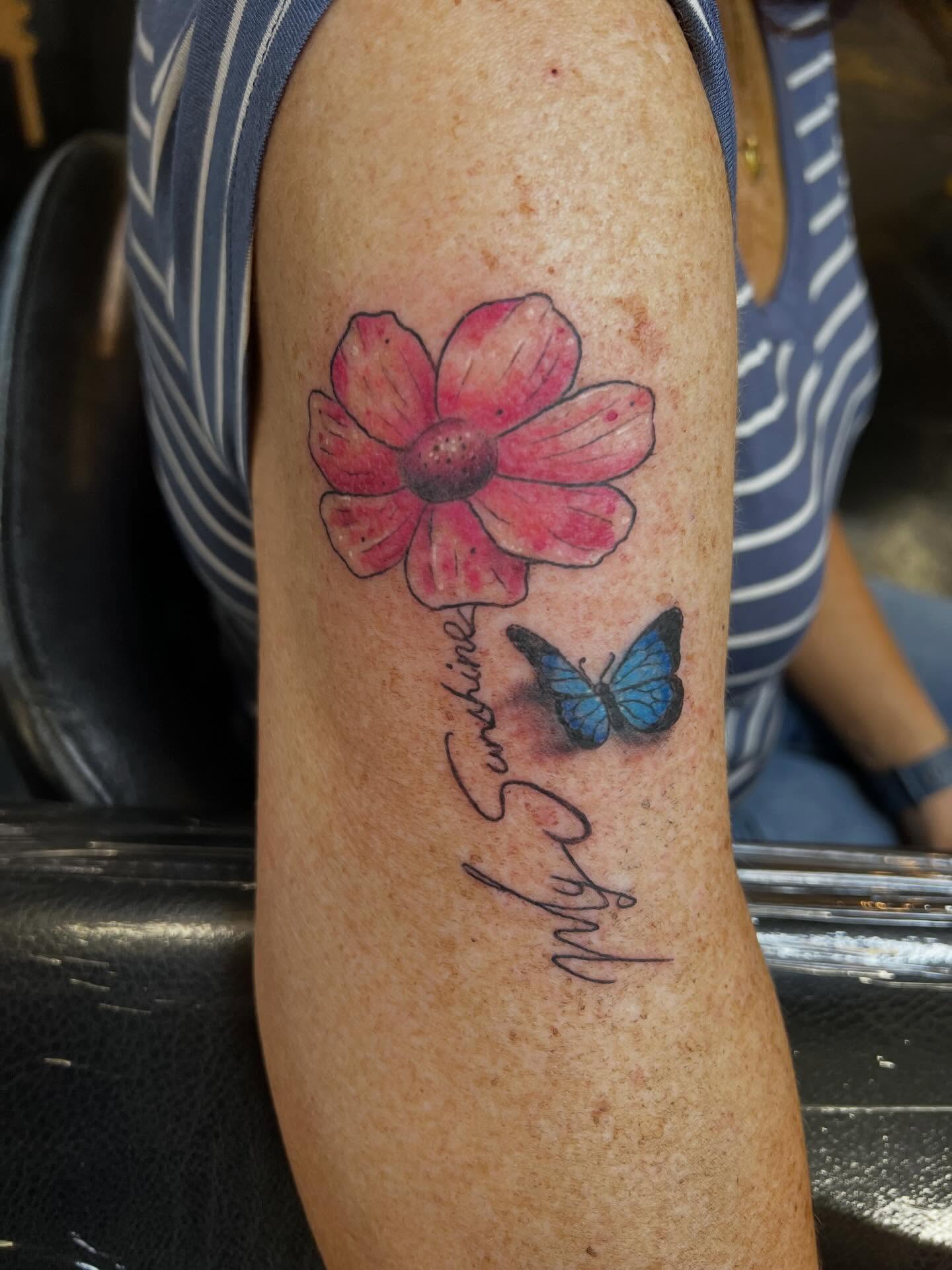 Tattoo by @levigunn_tattoos — watercolor