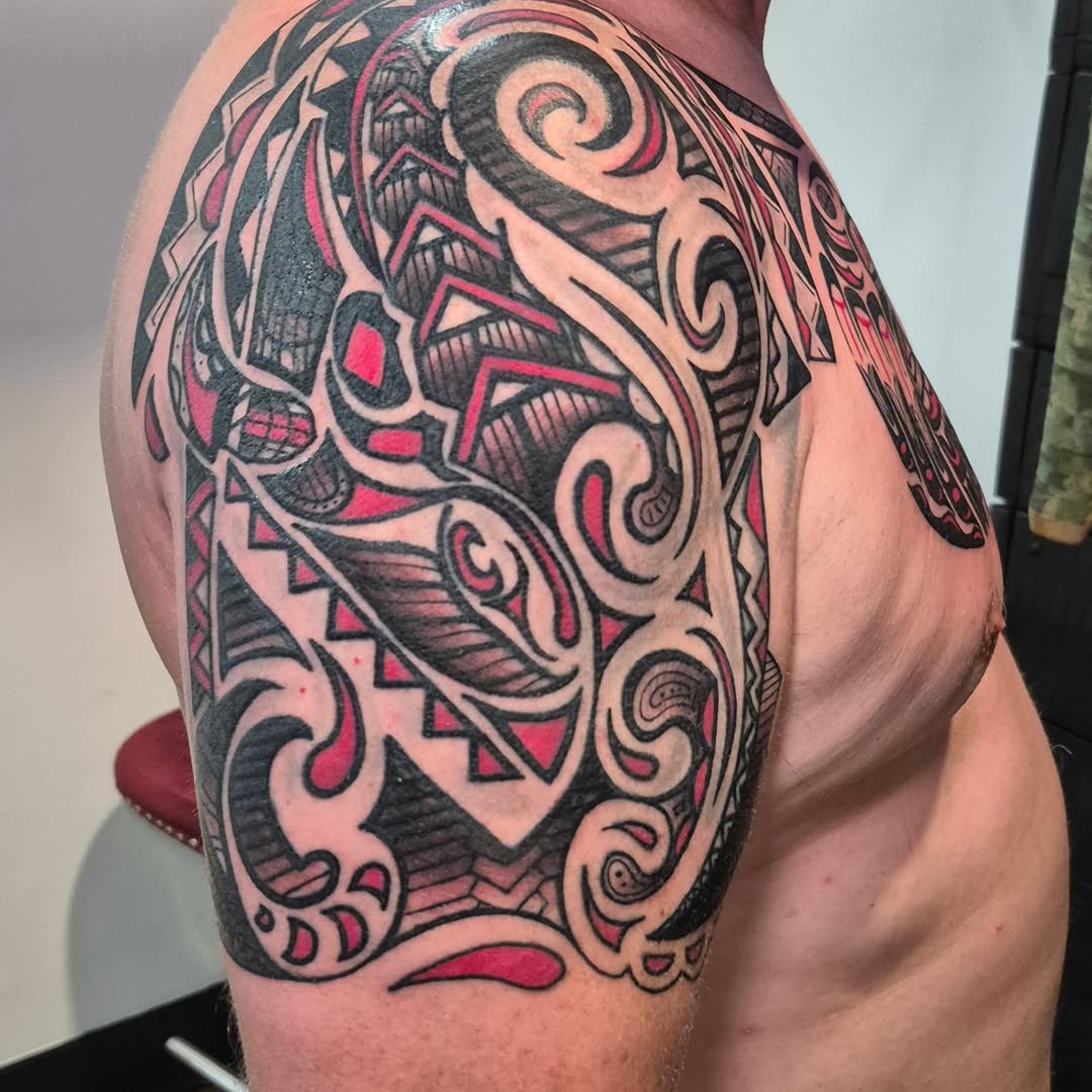 Tattoo by @huckleberrytattoos — tribal