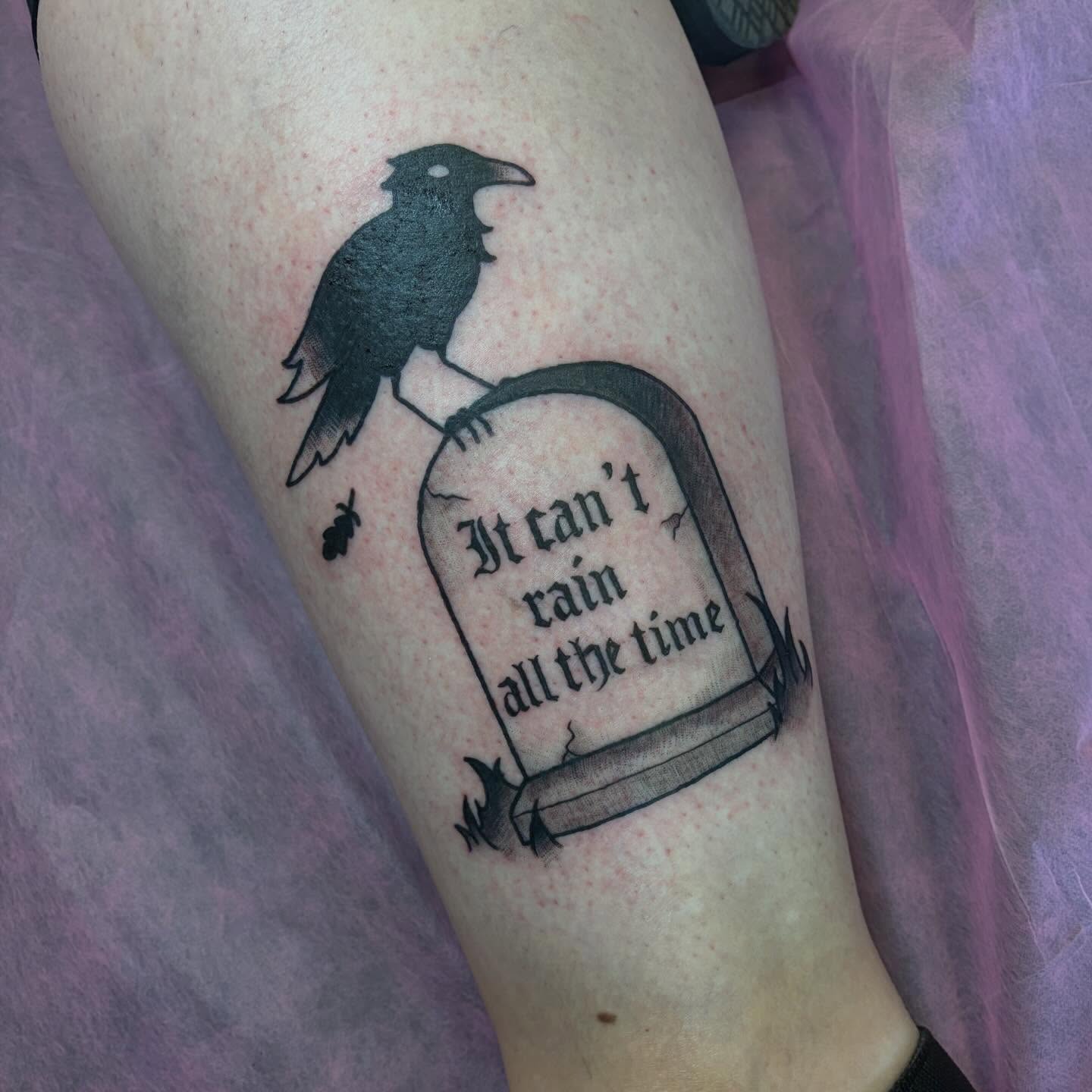 Tattoo by @raven.without.wings — black_and_grey