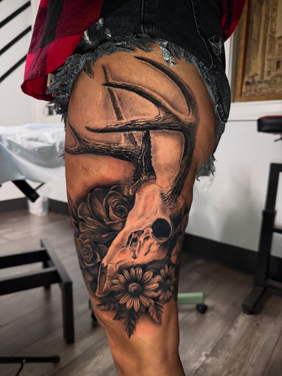 Tattoo by @montanas.tattoos — realism, black_and_grey