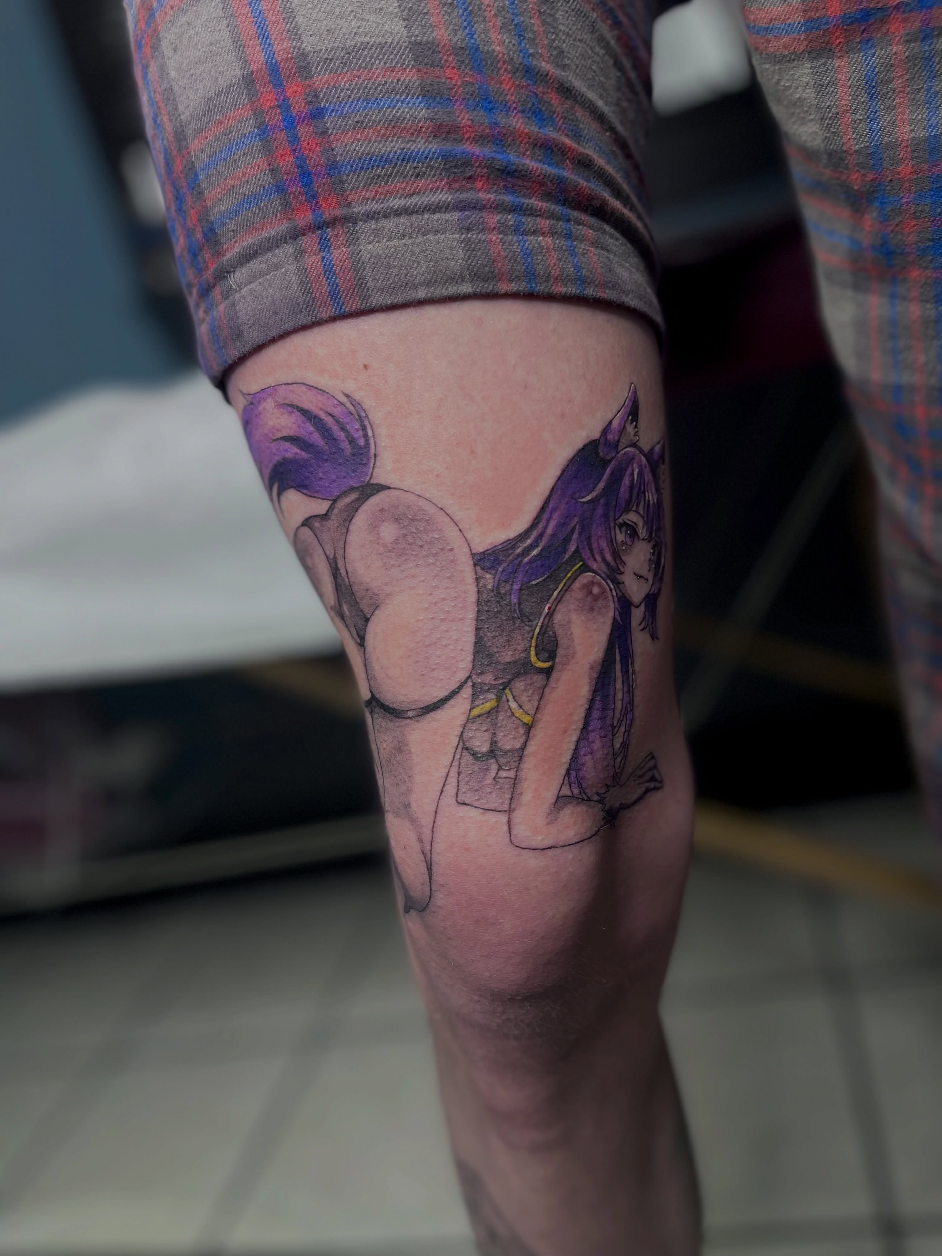 Tattoo by @horitoge_spiky — anime