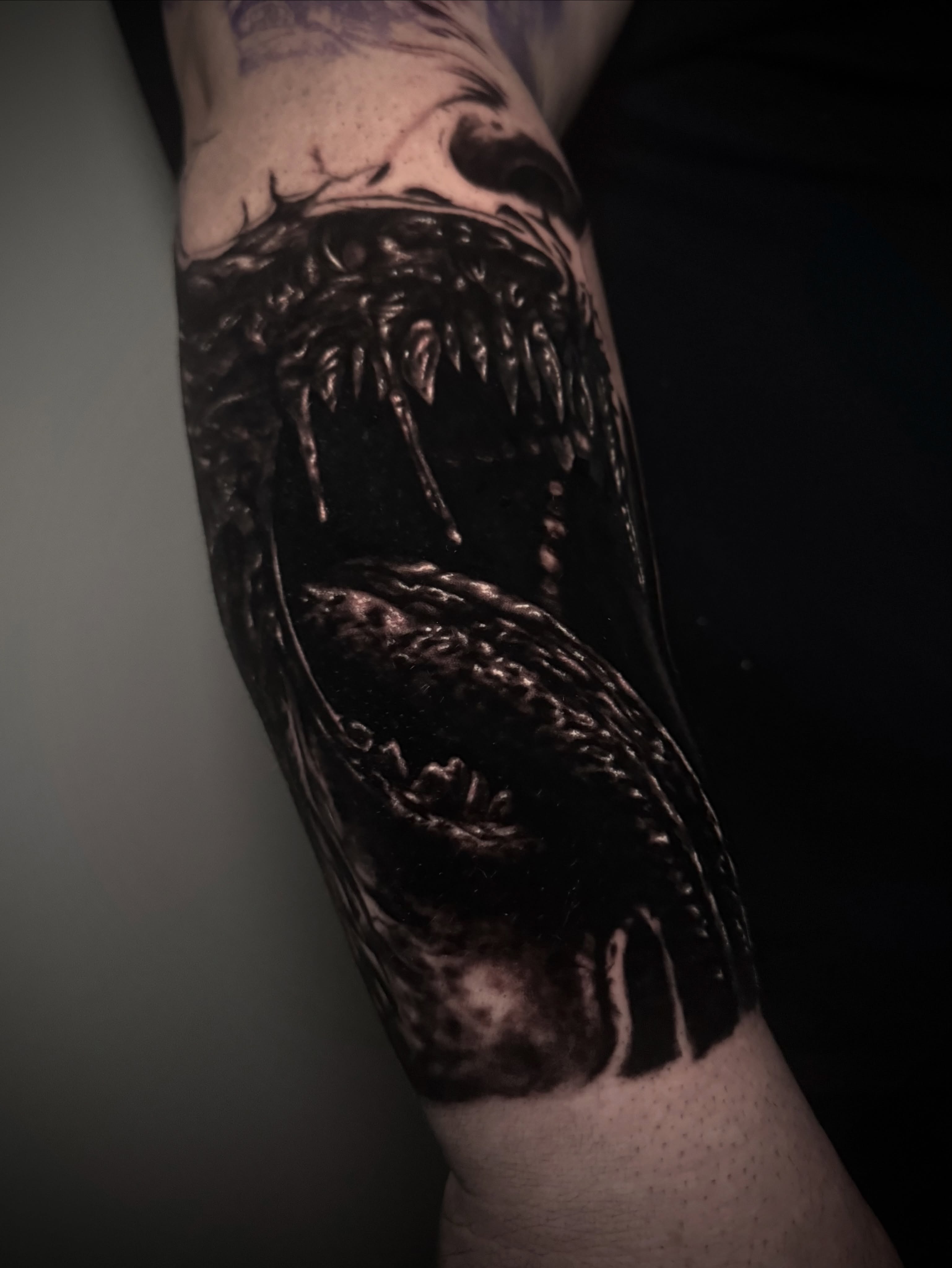 Tattoo by @blakeferonetattoo β dark_realism